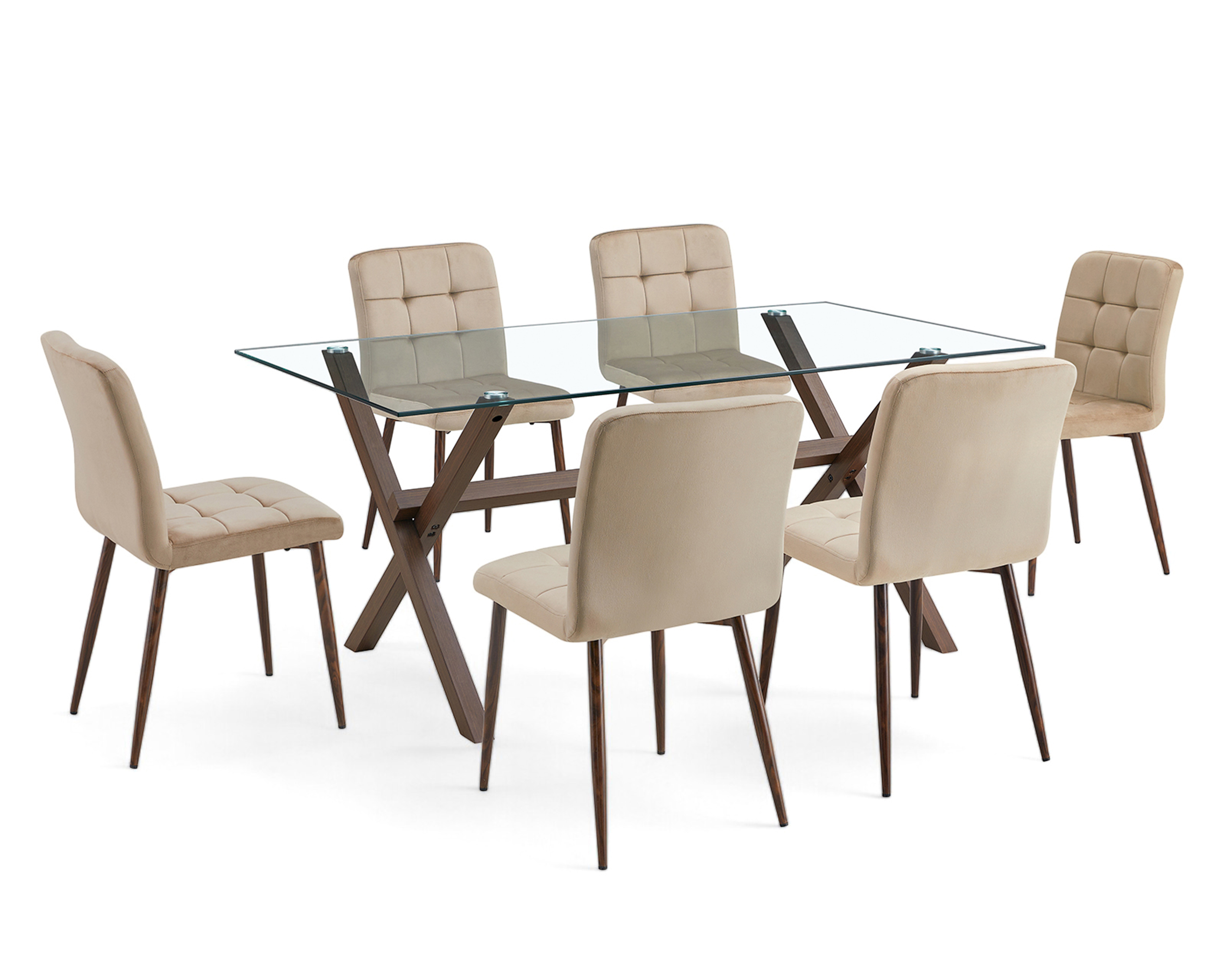 Foto 3 pulgar | Foto 2 | Comedor Caracas con 6 Sillas