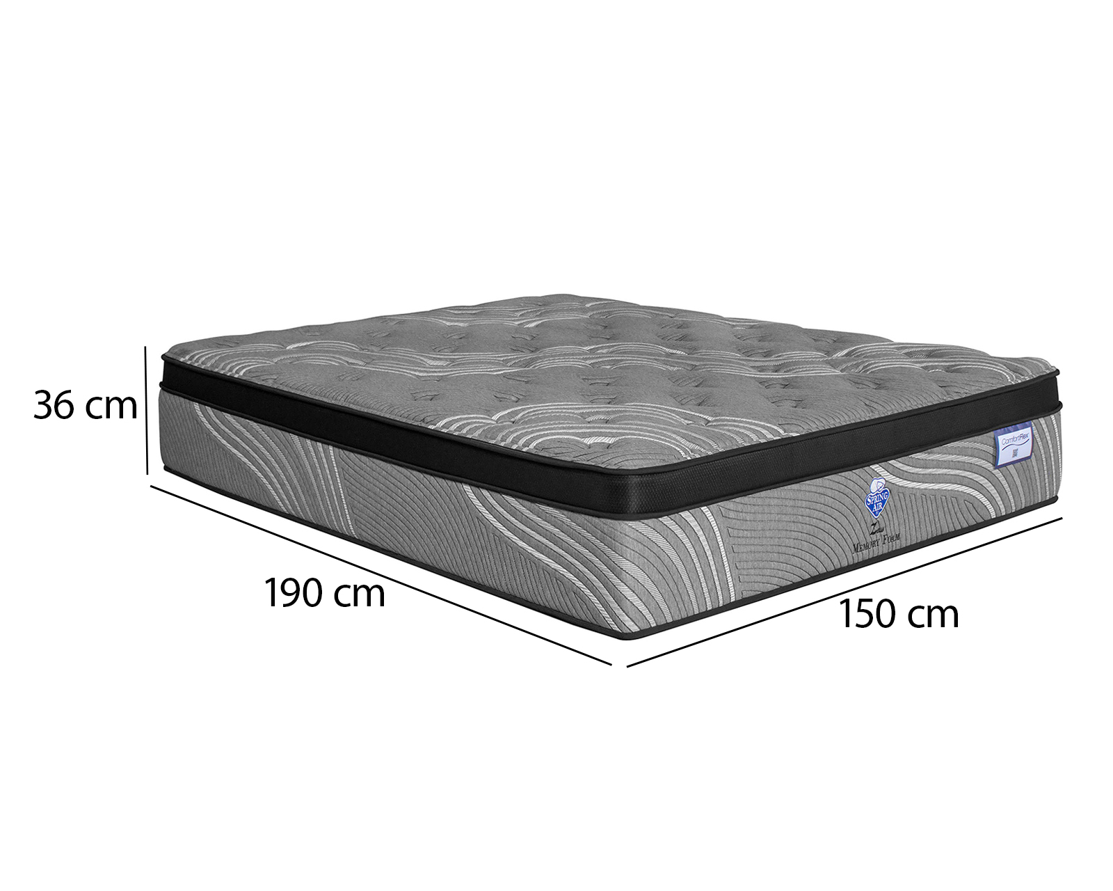 Foto 7 pulgar | Foto 6 | Colchón Queen Size Spring Air Zeus