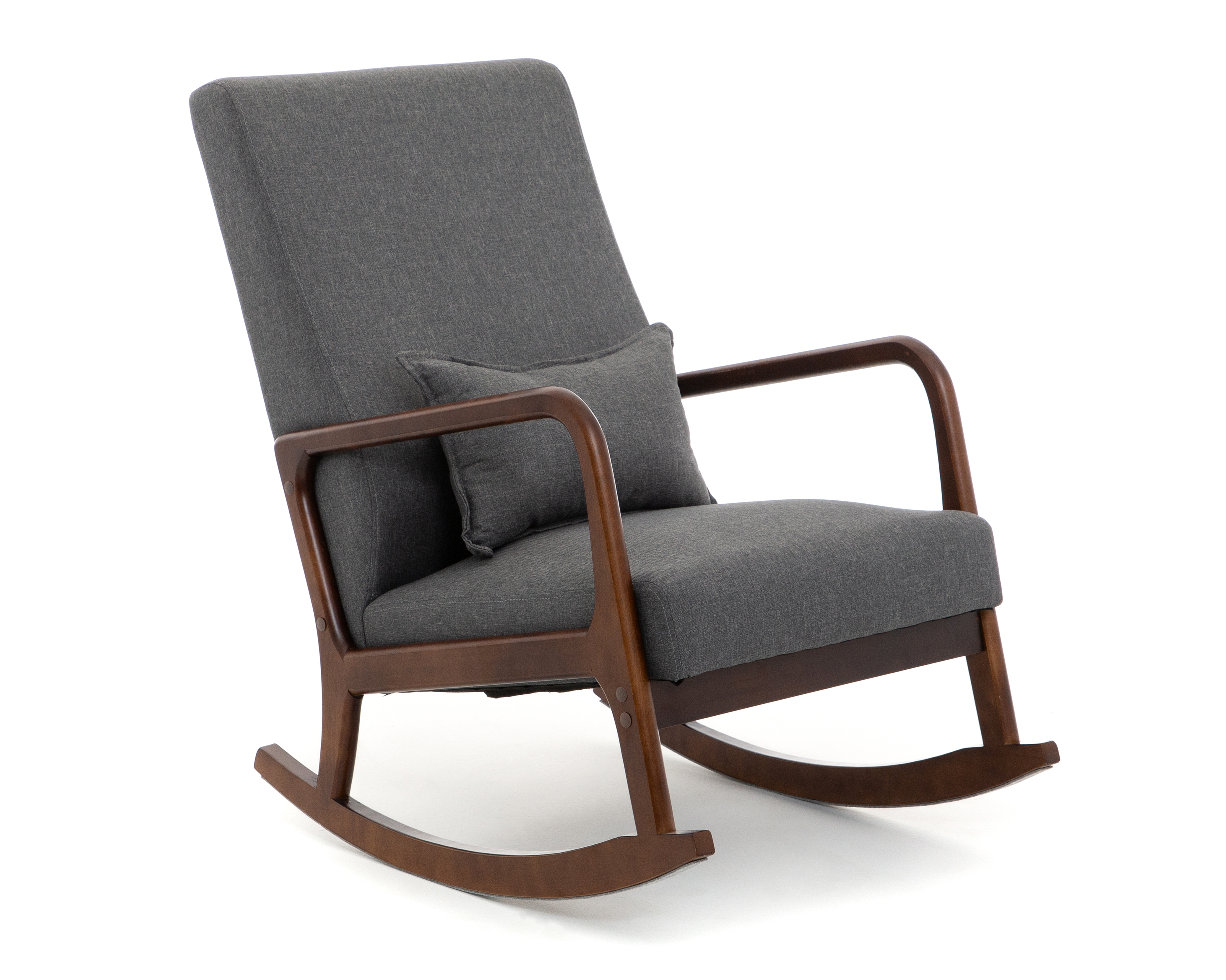 Foto 3 | Foto 3 | Silla Mecedora con Taburete Gris Ikal Dublin