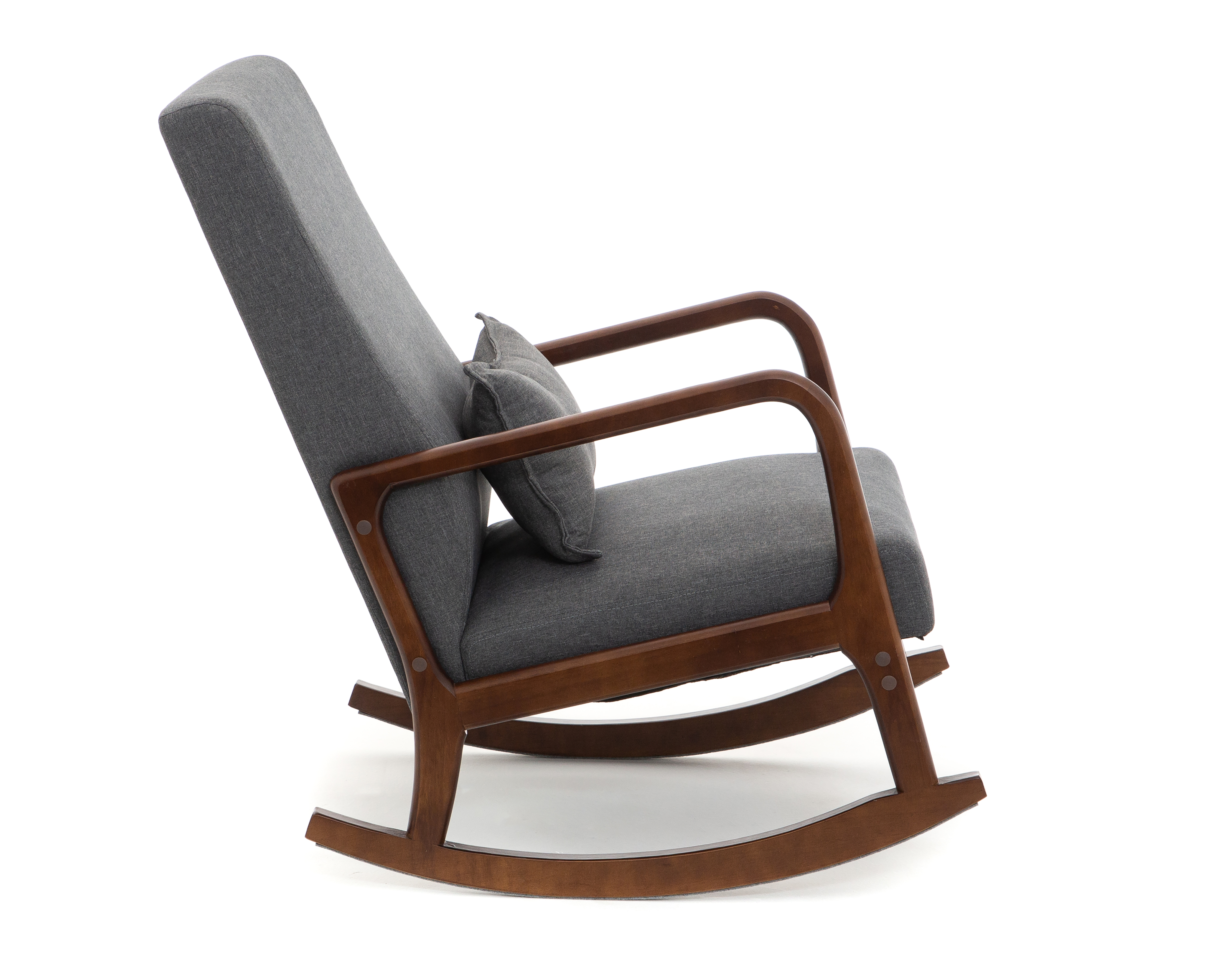 Foto 4 | Foto 4 | Silla Mecedora con Taburete Gris Ikal Dublin