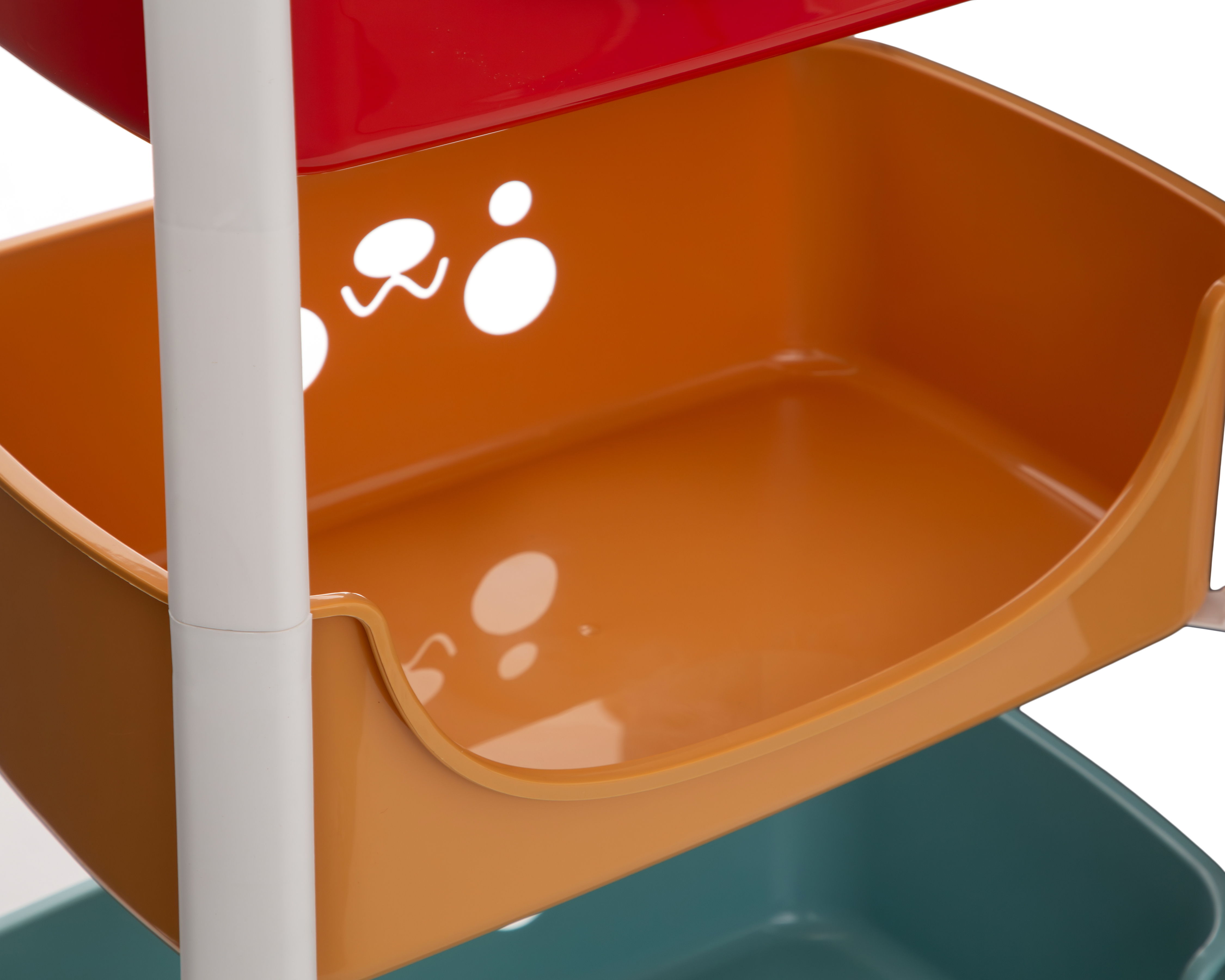 Foto 4 | Foto 4 | Carrito Multiusos de Plástico +Simple Maple Multicolor