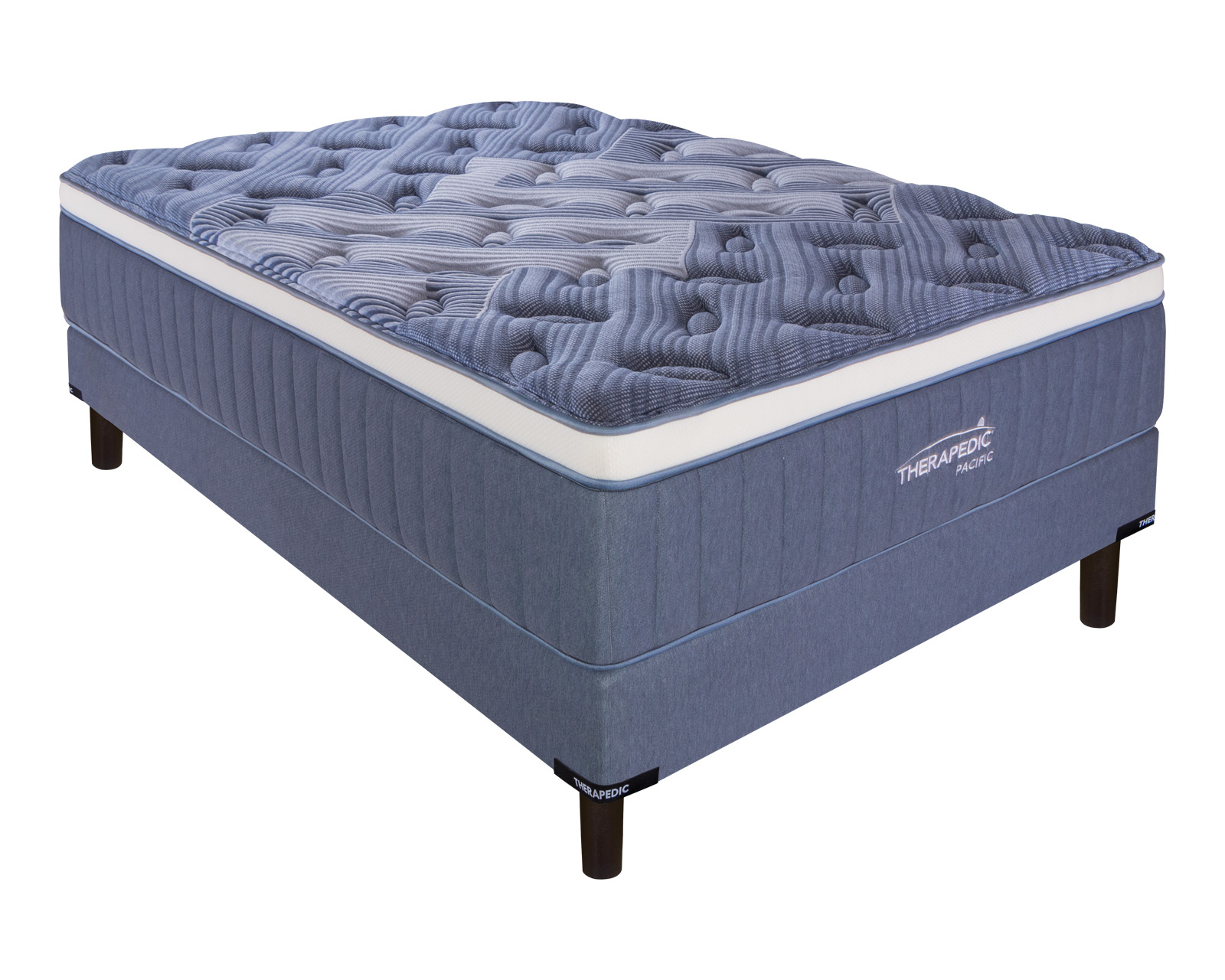 Foto 3 pulgar | Foto 2 | Juego de Colchón y Box Matrimonial Therapedic Pacific
