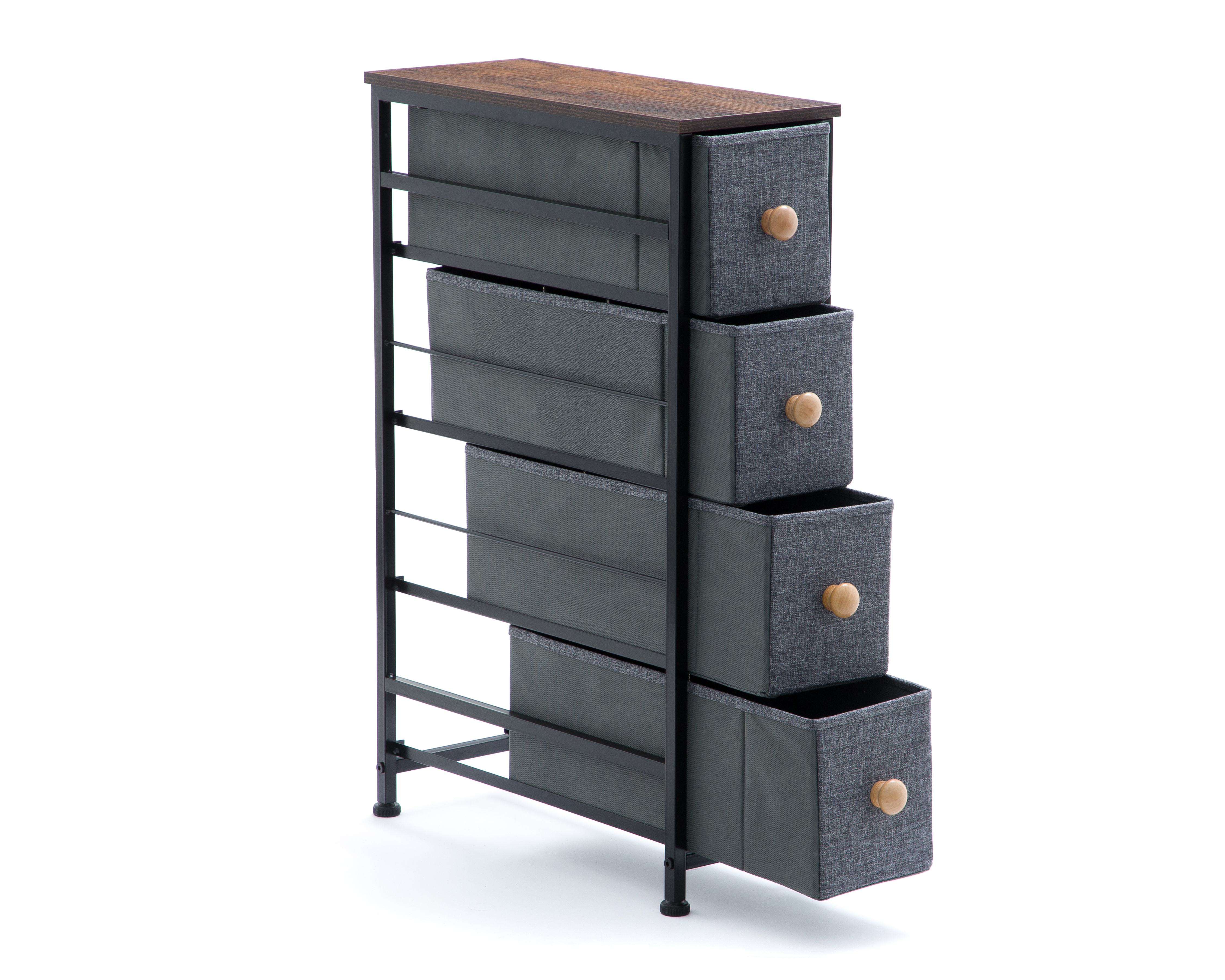 Foto 4 pulgar | Foto 3 | Mueble Organizador Multiusos de Tela +Simple Greta Gris