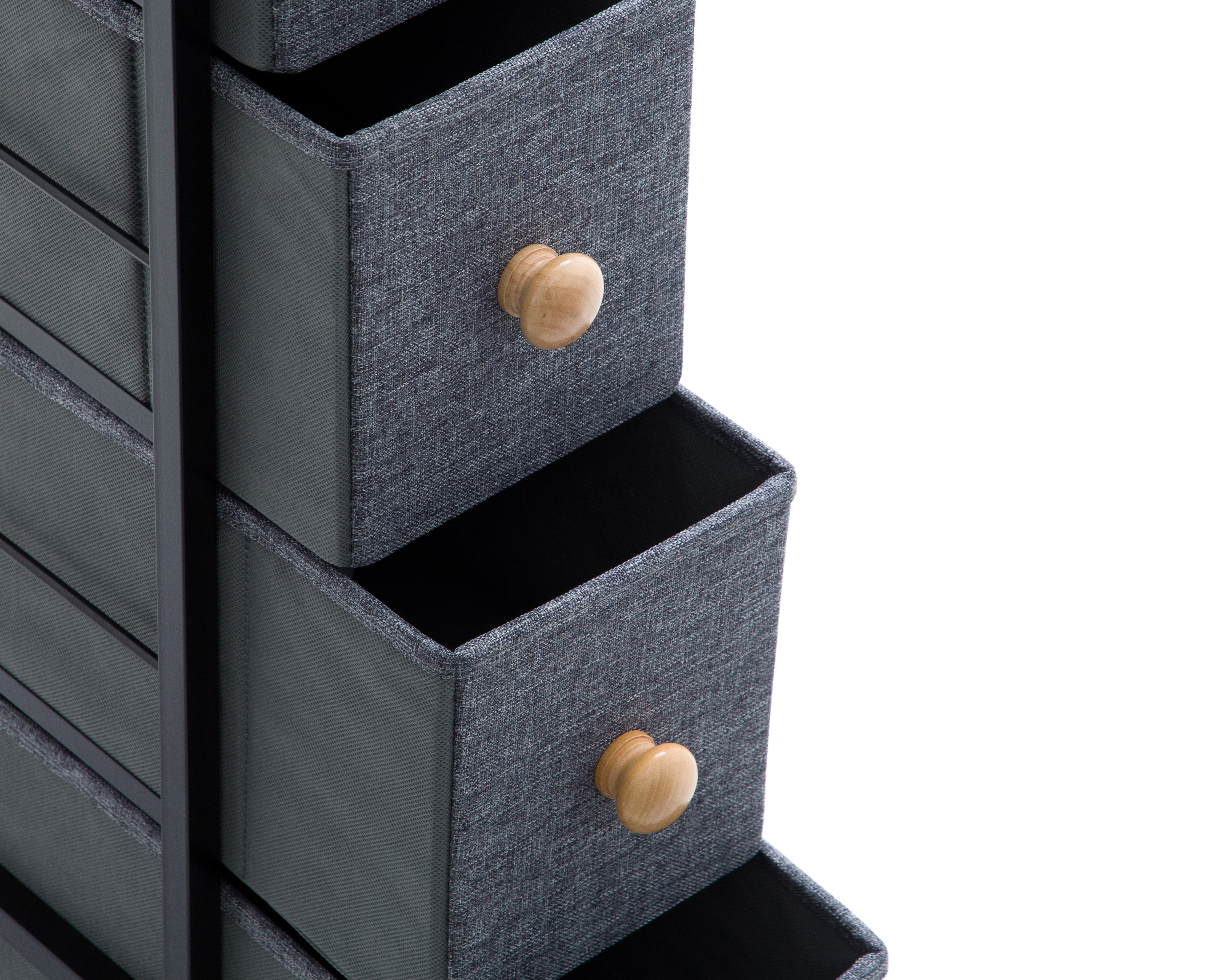 Foto 6 pulgar | Foto 5 | Mueble Organizador Multiusos de Tela +Simple Greta Gris