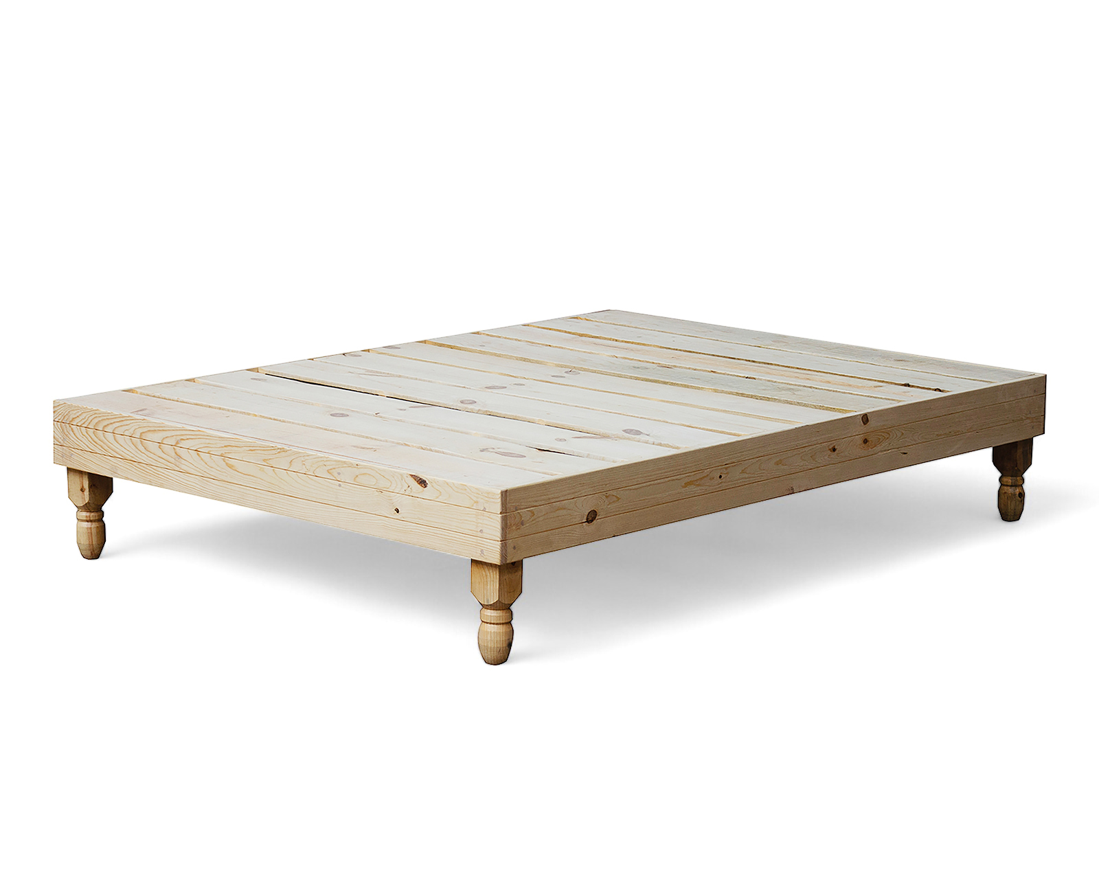 Foto 4 pulgar | Foto 3 | Base para Cama Matrimonial Sierra de Madera