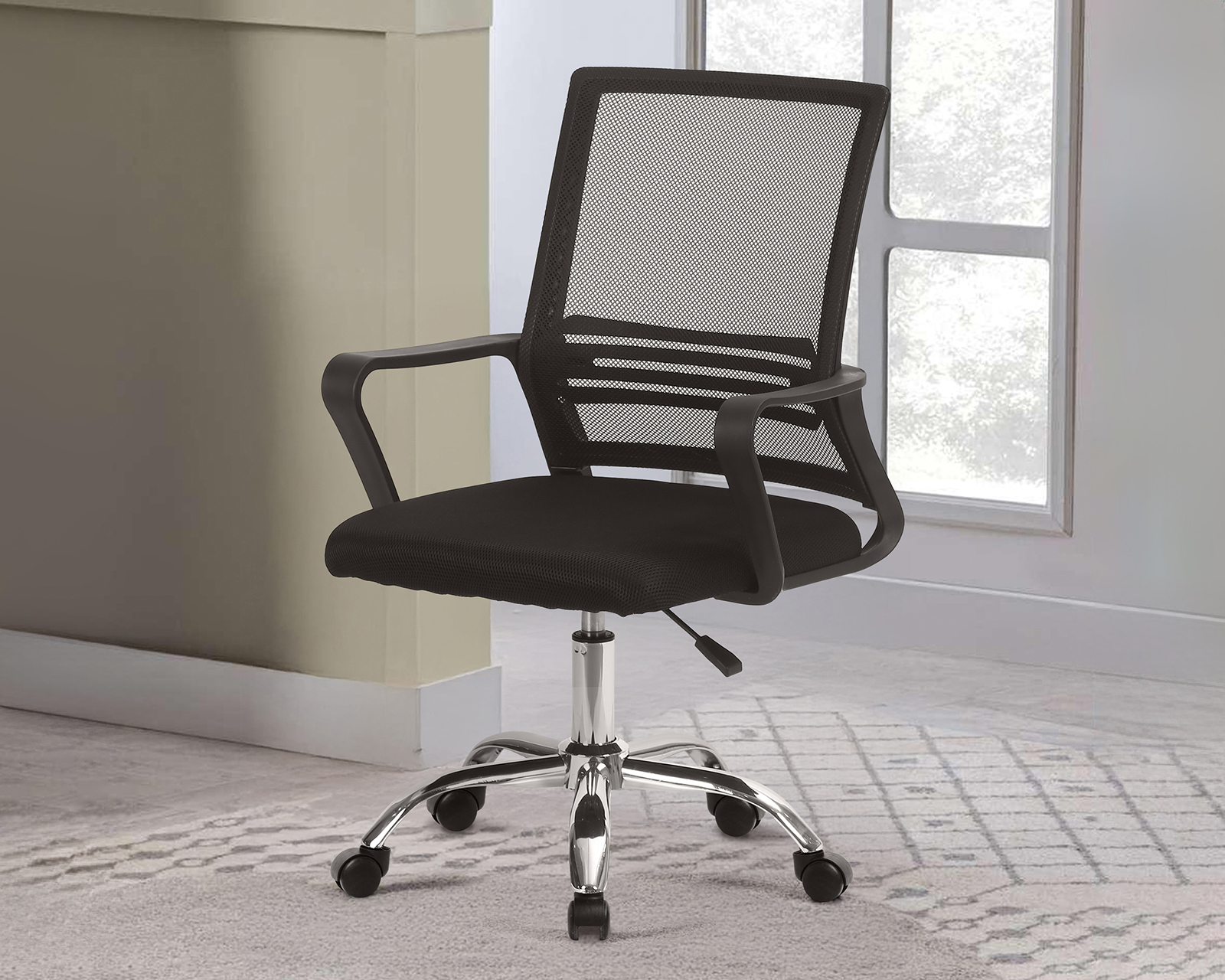 Foto 6 | Foto 6 | Silla de Oficina +Simple Negra