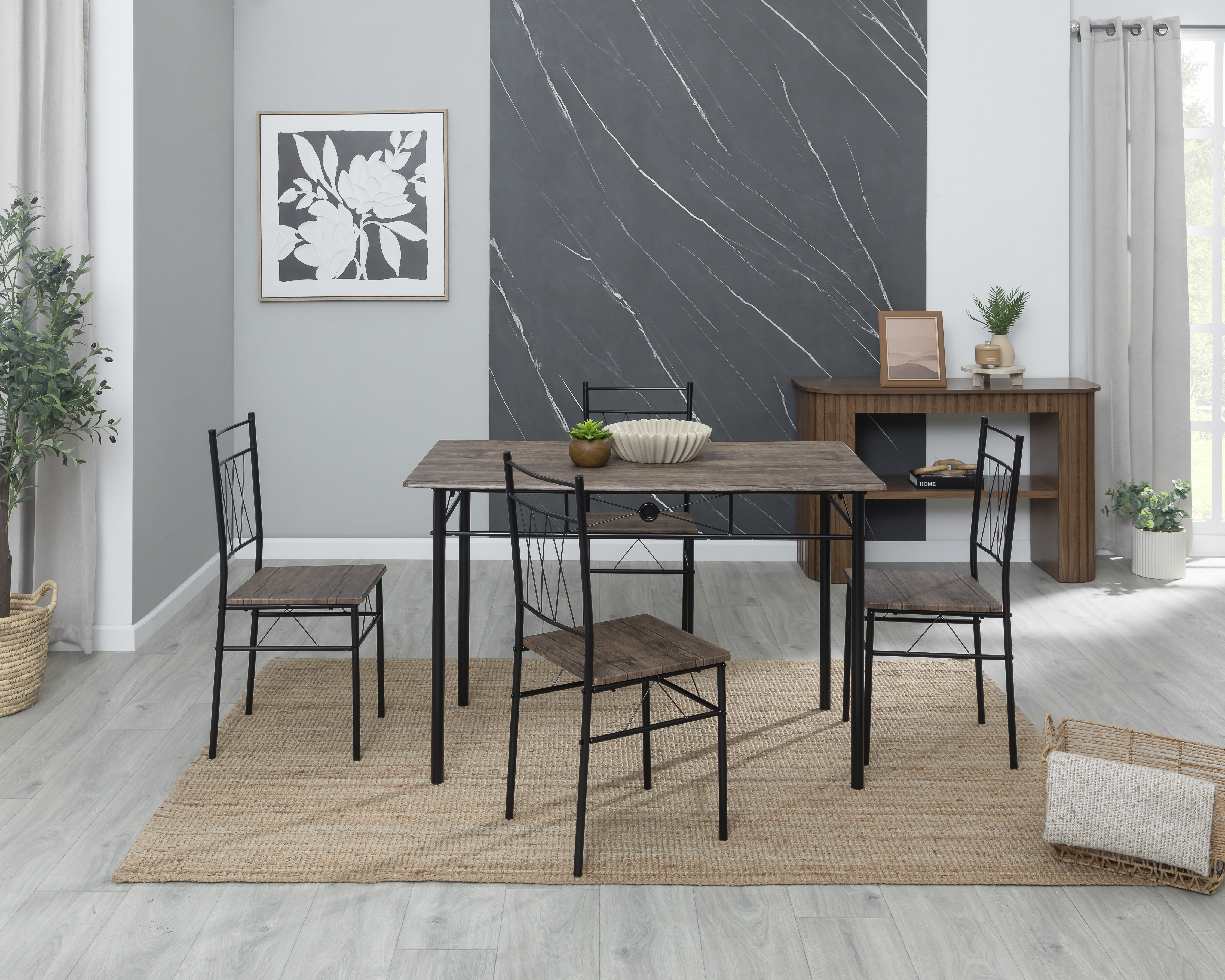 Comedor Montevideo con 4 Sillas