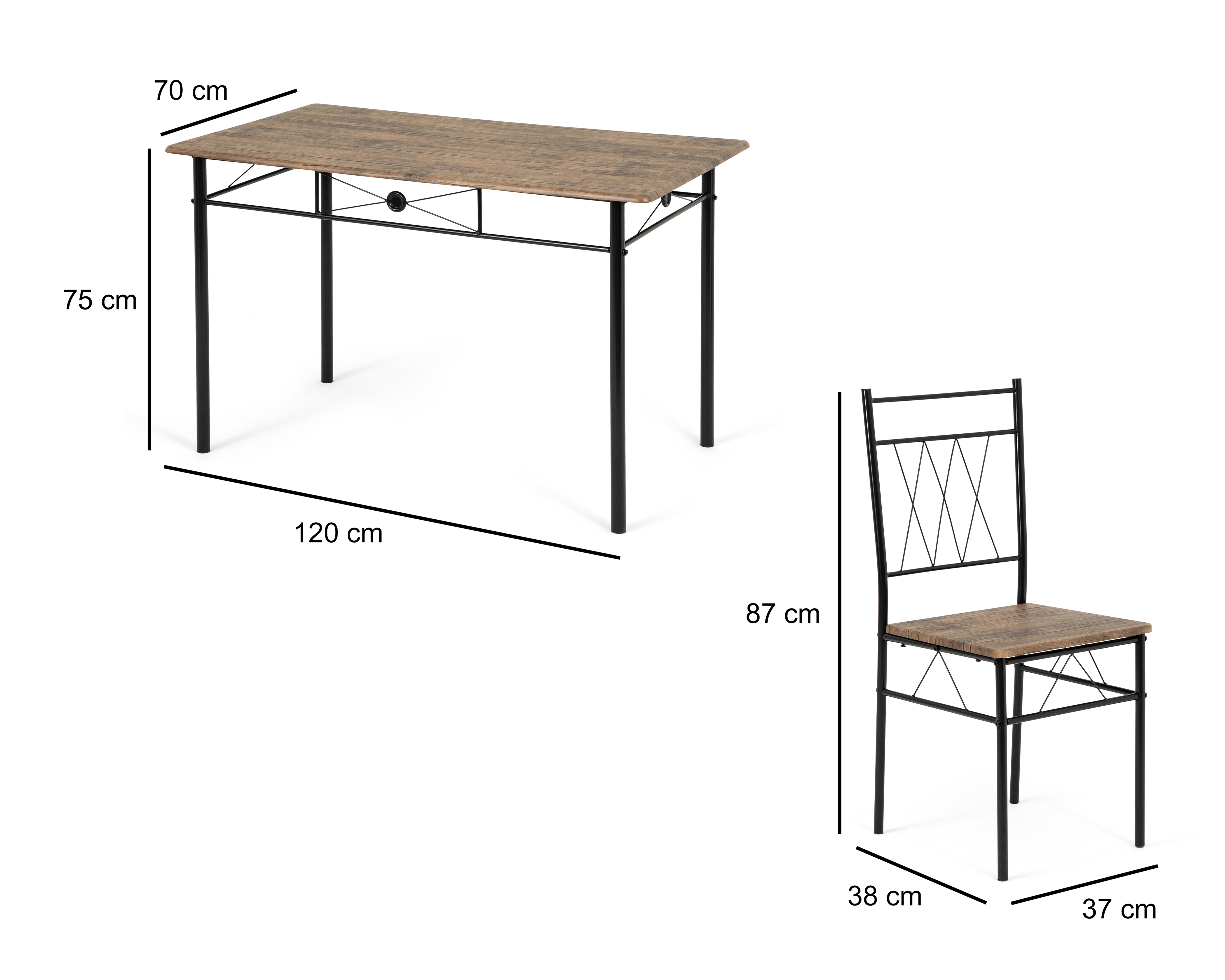 Foto 7 pulgar | Foto 6 | Comedor Montevideo con 4 Sillas