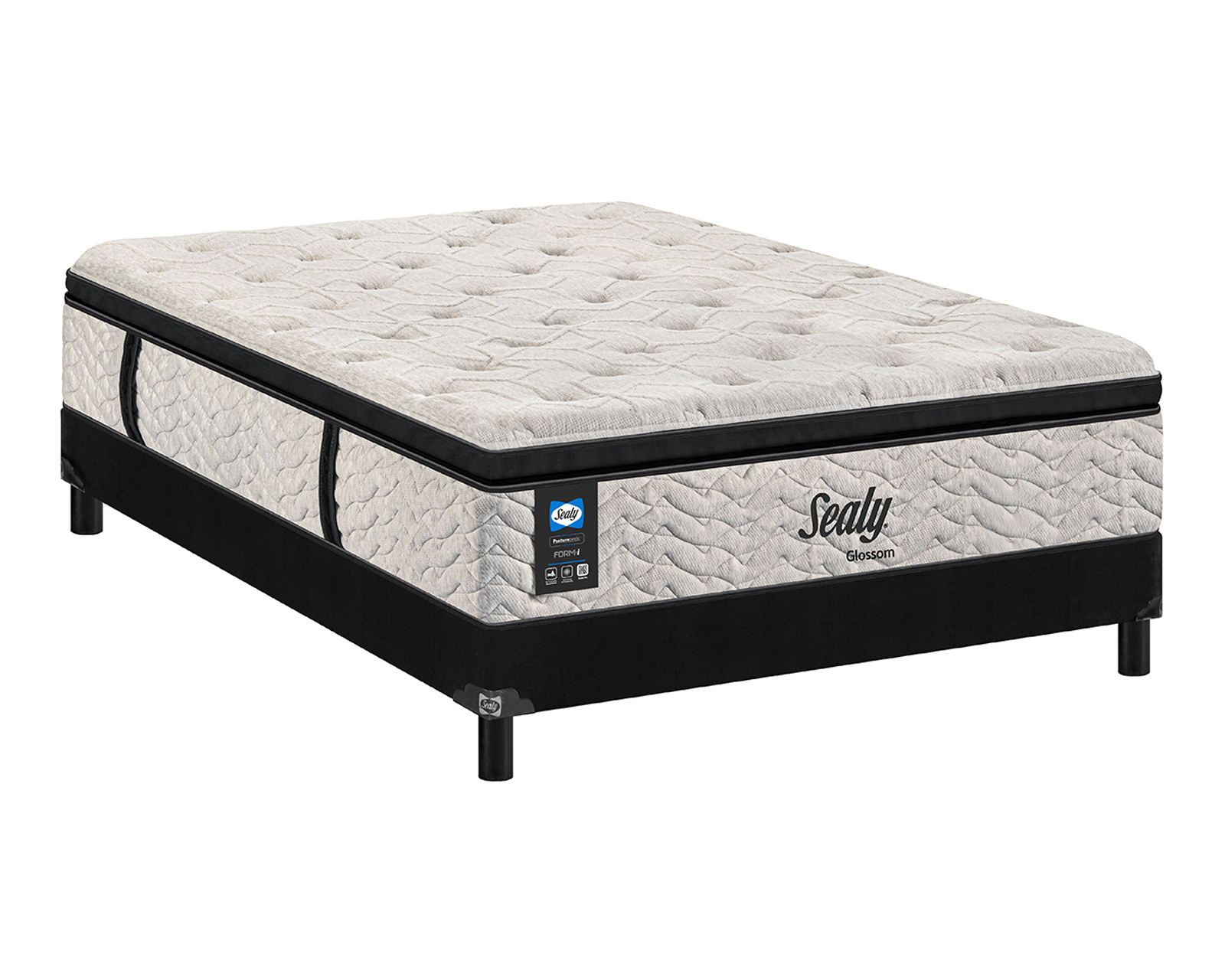 Foto 2 | Foto 2 | Juego de Colchón y Box Matrimonial Sealy Glossom