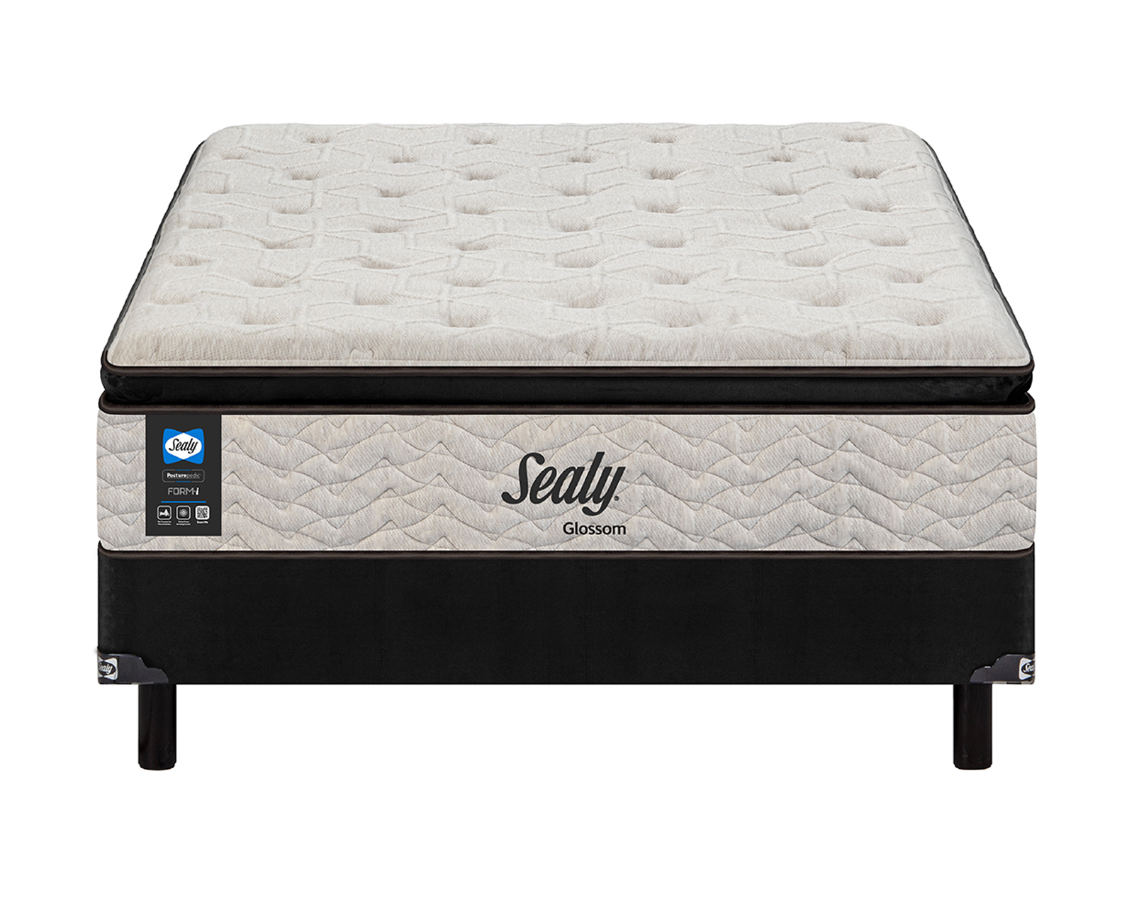 Foto 3 | Foto 3 | Juego de Colchón y Box Matrimonial Sealy Glossom