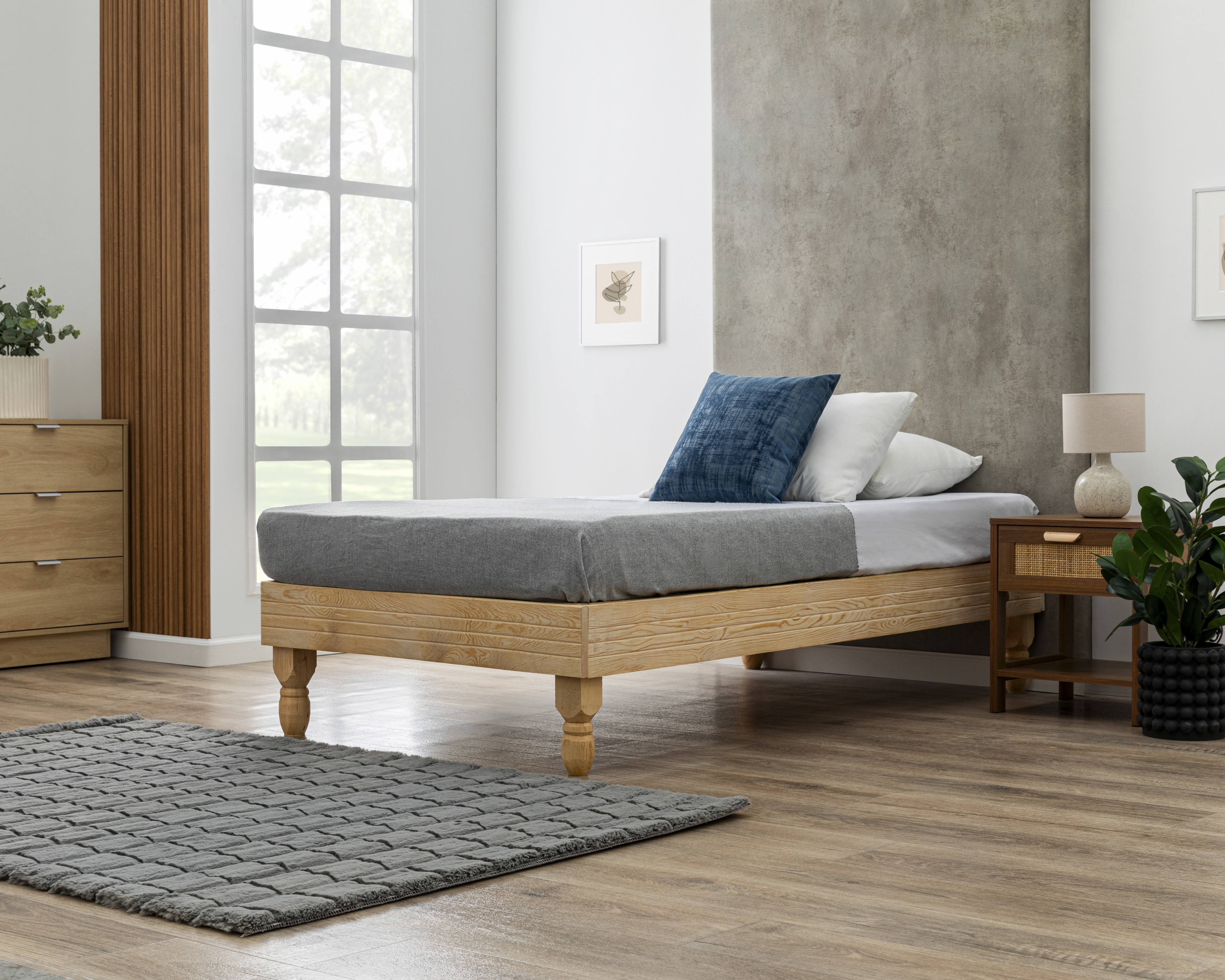 Foto 2 pulgar | Foto 1 | Base para Cama Individual Sierra de Madera