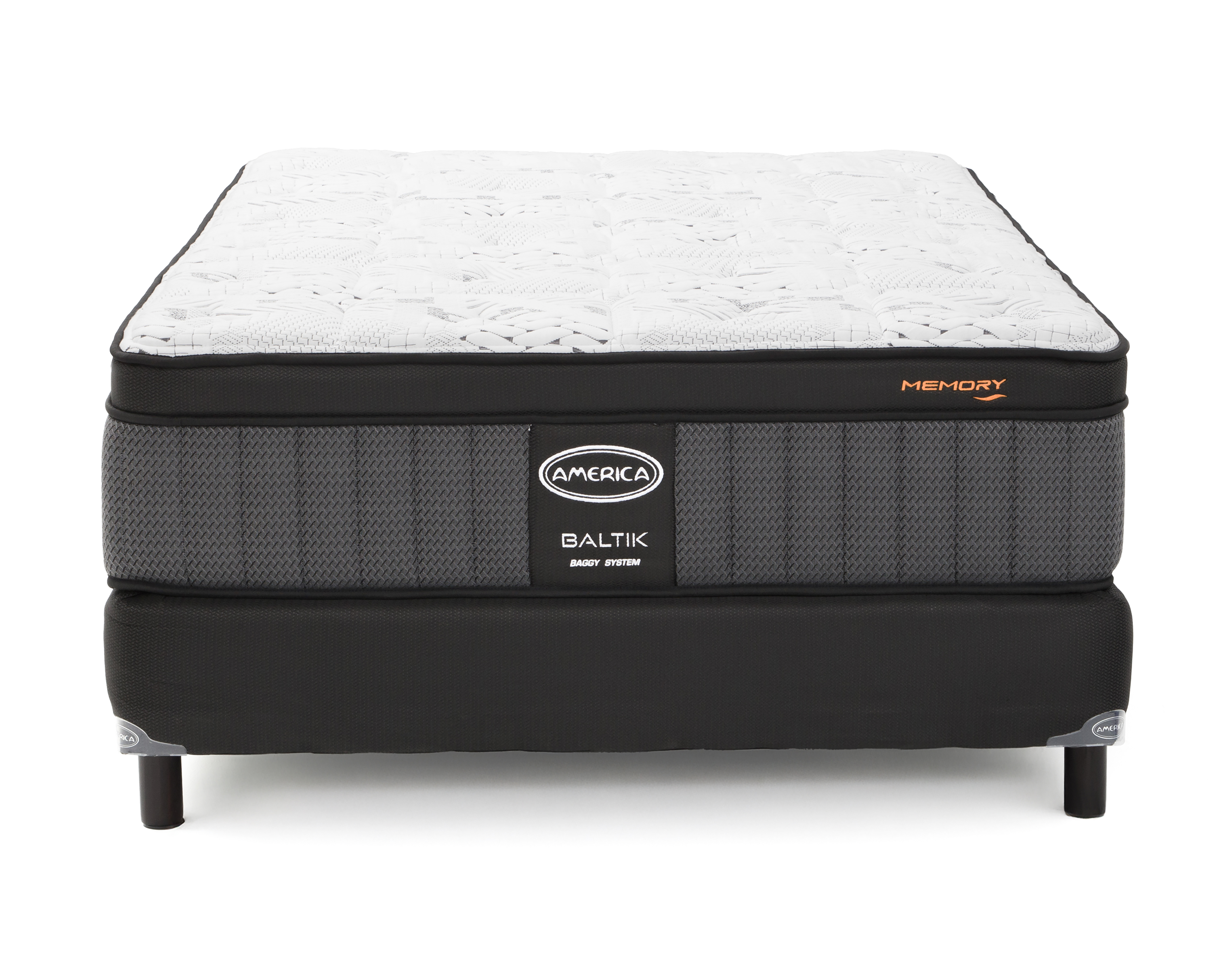Foto 4 pulgar | Foto 3 | Juego de Colchón y Box Matrimonial América Baltik