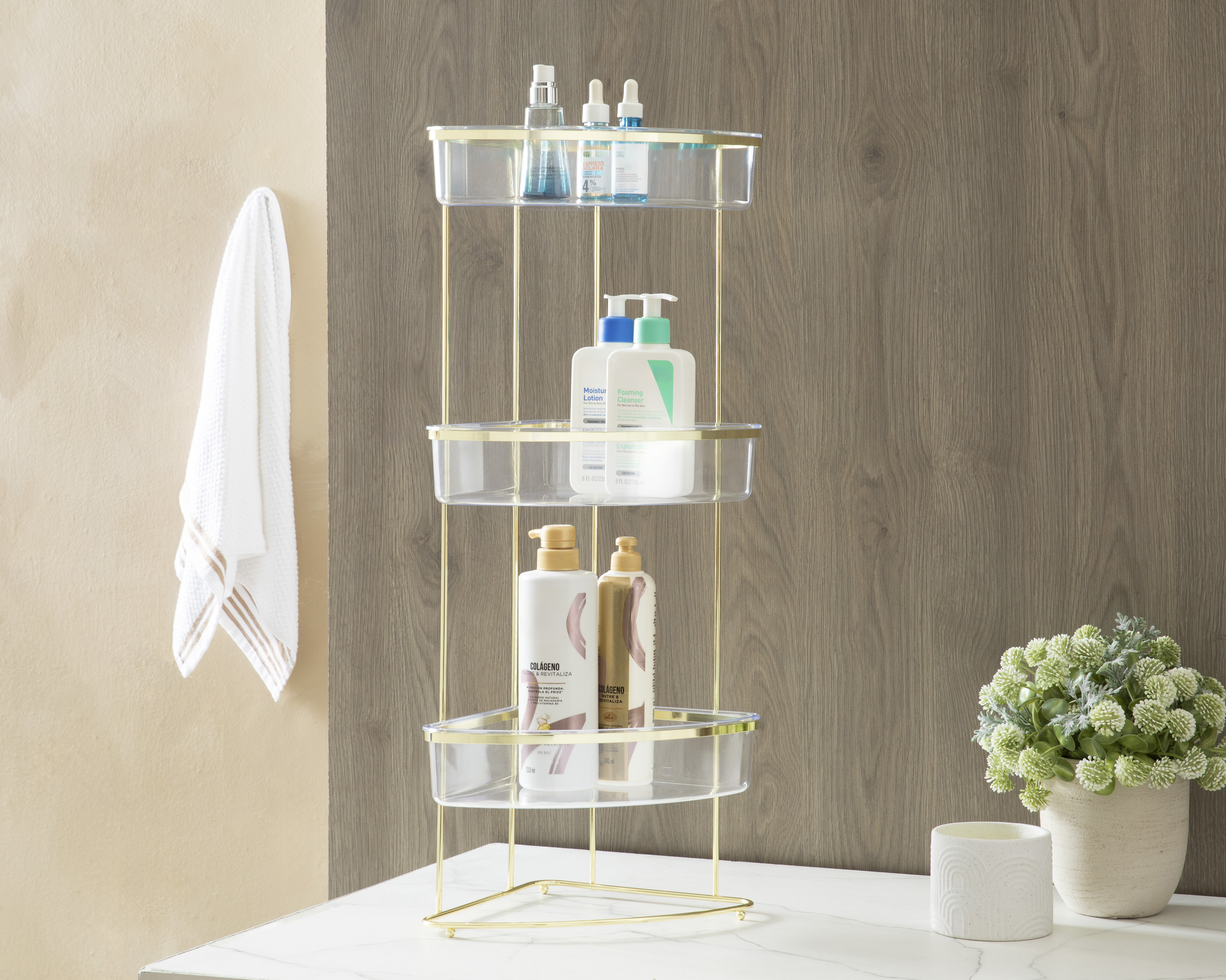 Foto 1 | Foto 1 | Organizador de Regadera de Plástico +Simple Anahi Transparente