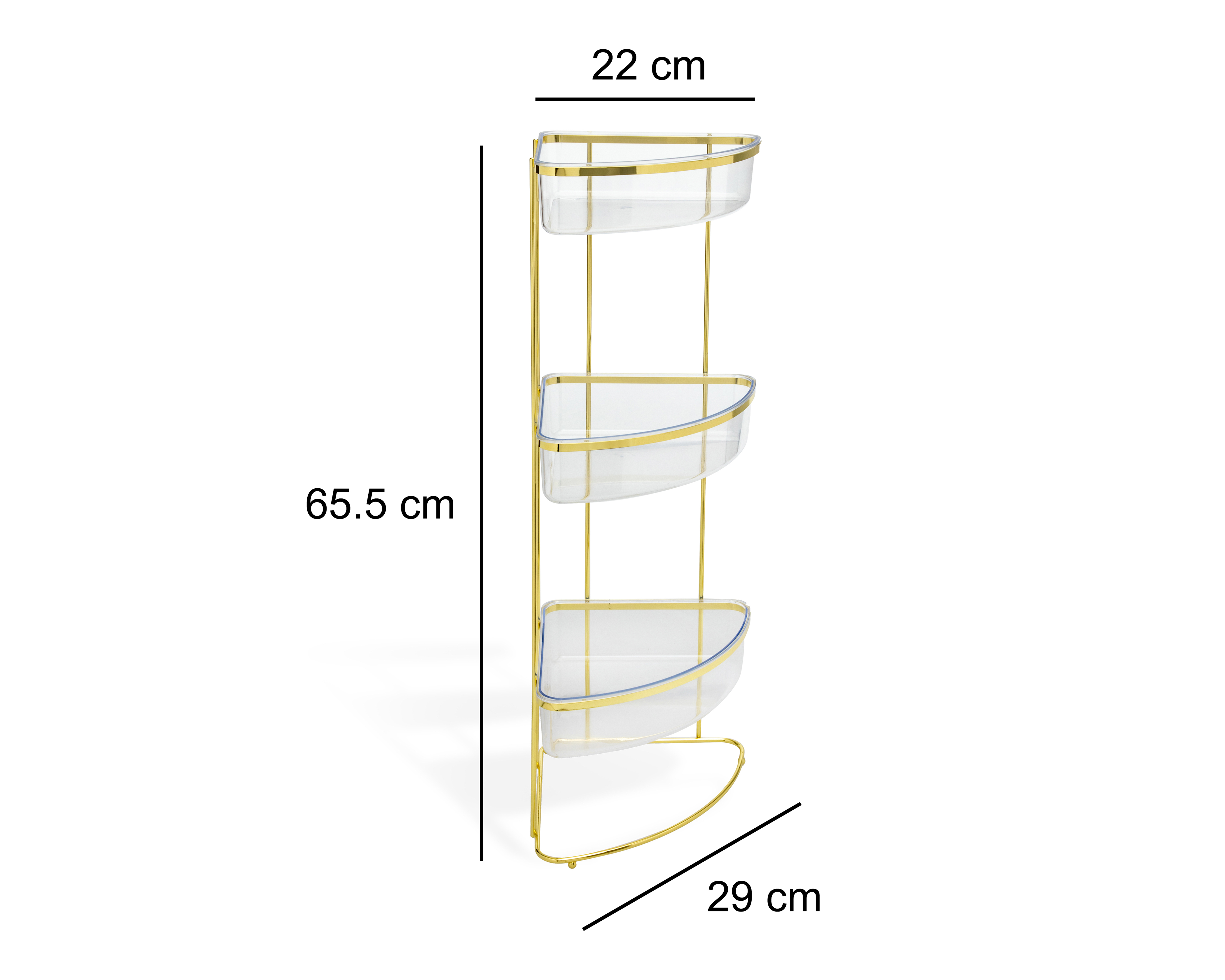 Foto 6 pulgar | Foto 5 | Organizador de Regadera de Plástico +Simple Anahi Transparente