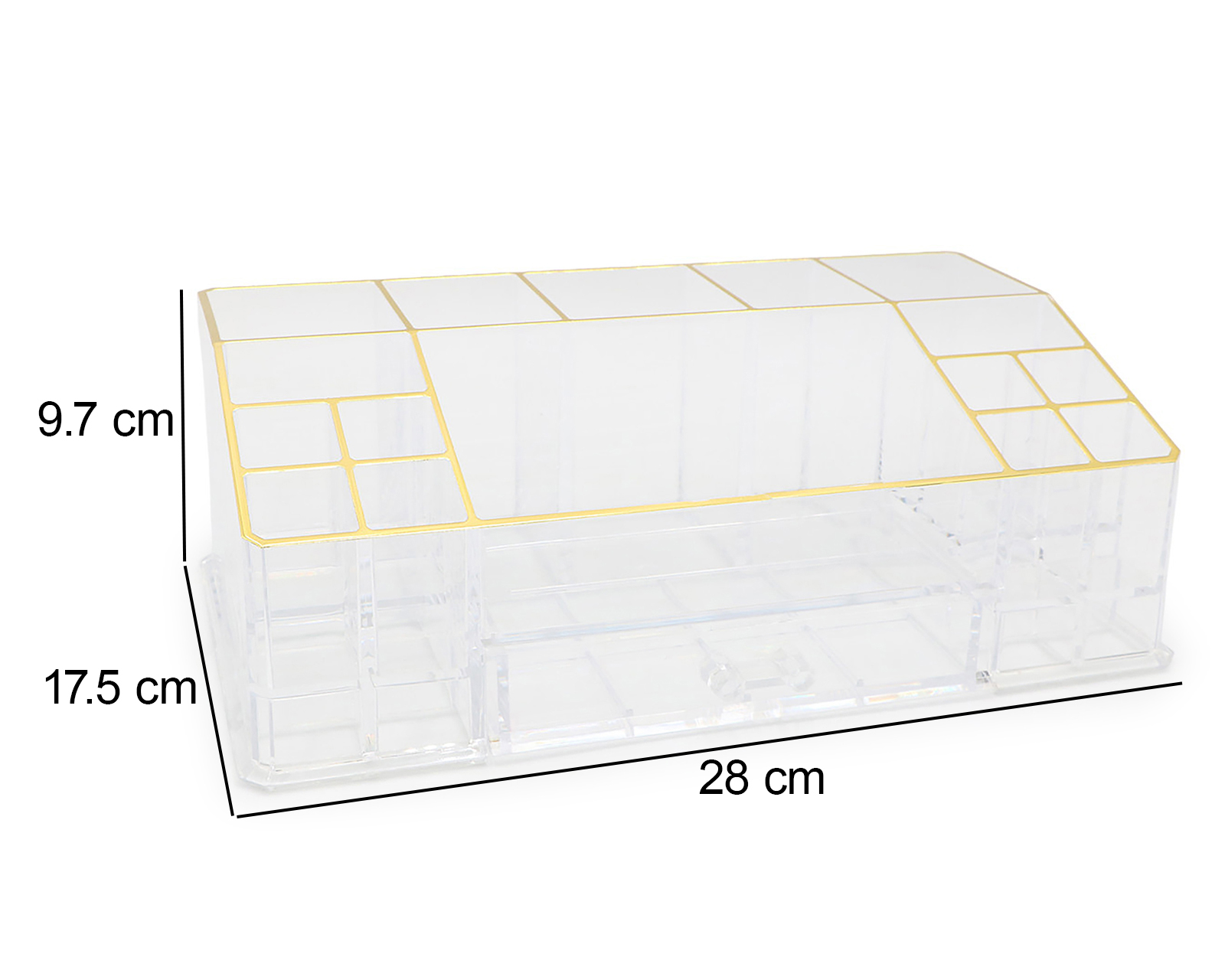Foto 6 pulgar | Foto 5 | Organizador para Maquillaje de Plástico +Simple Ópalo G Transparente
