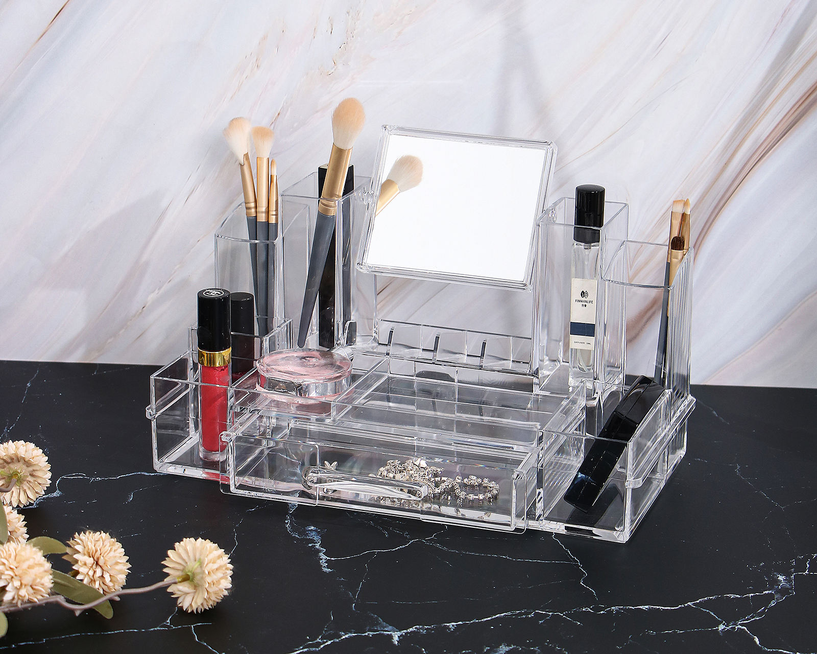 Foto 1 | Foto 1 | Organizador para Maquillaje de Plástico +Simple Amatista Transparente