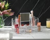 Organizador para Maquillaje de Plástico +Simple Amatista Transparente