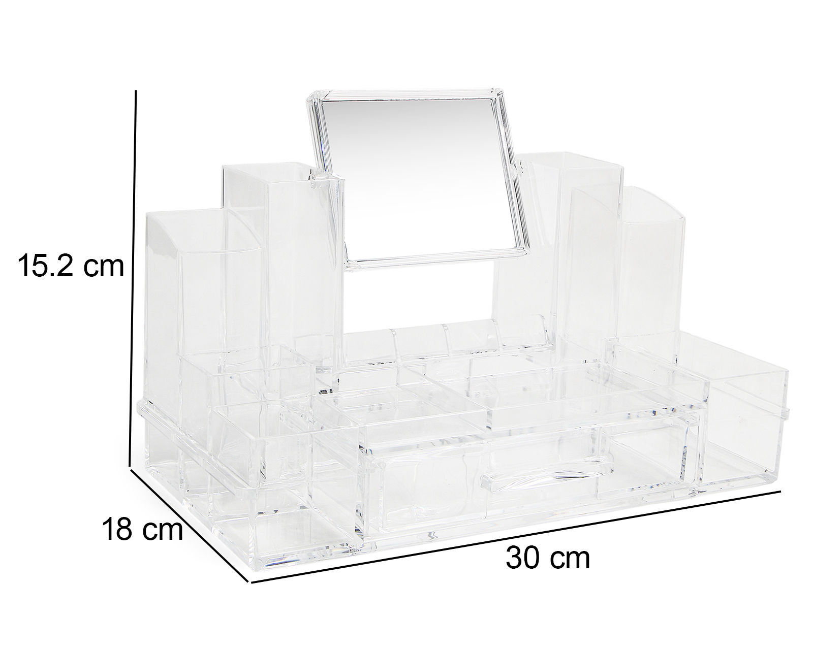 Foto 5 pulgar | Foto 4 | Organizador para Maquillaje de Plástico +Simple Amatista Transparente