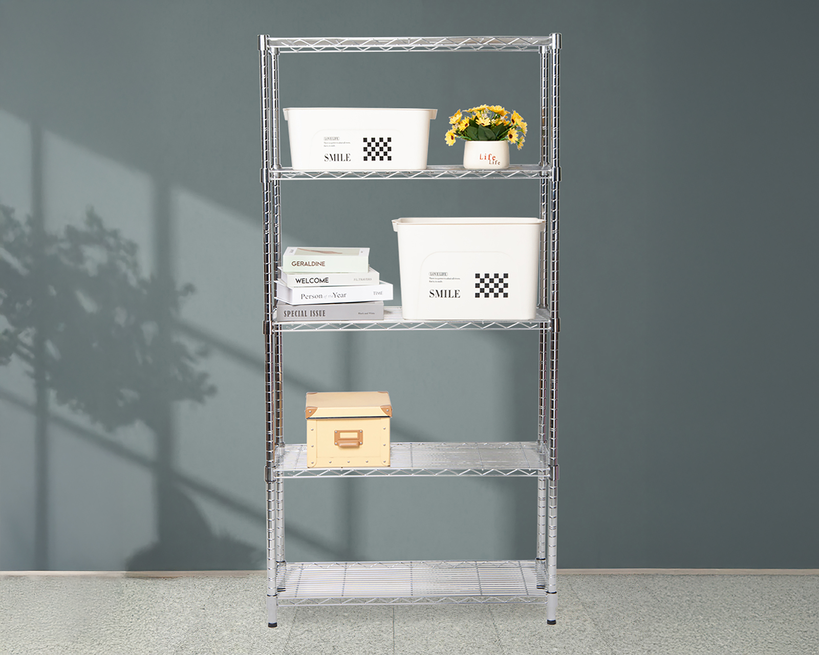 Estante de Metal +Simple Argos 5 Entrepaños