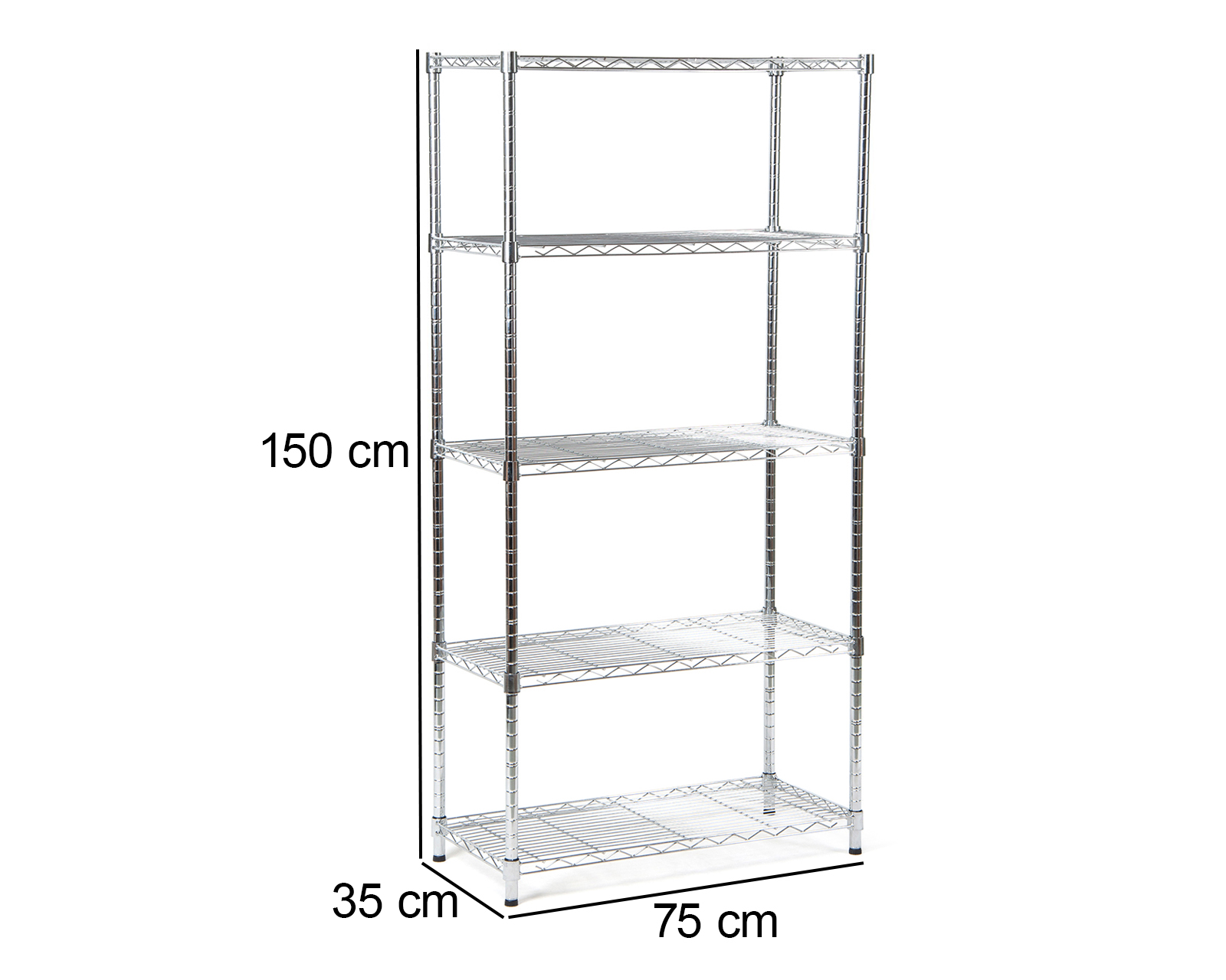 Foto 5 pulgar | Foto 4 | Estante de Metal +Simple Argos 5 Entrepaños