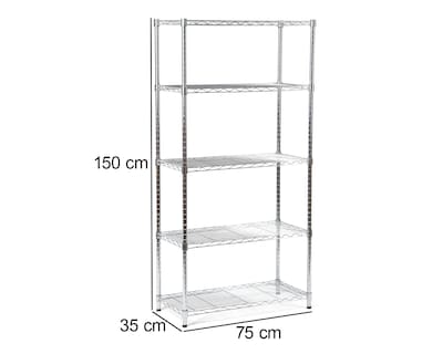 Foto 4 | Foto 4 | Estante de Metal +Simple Argos 5 Entrepaños