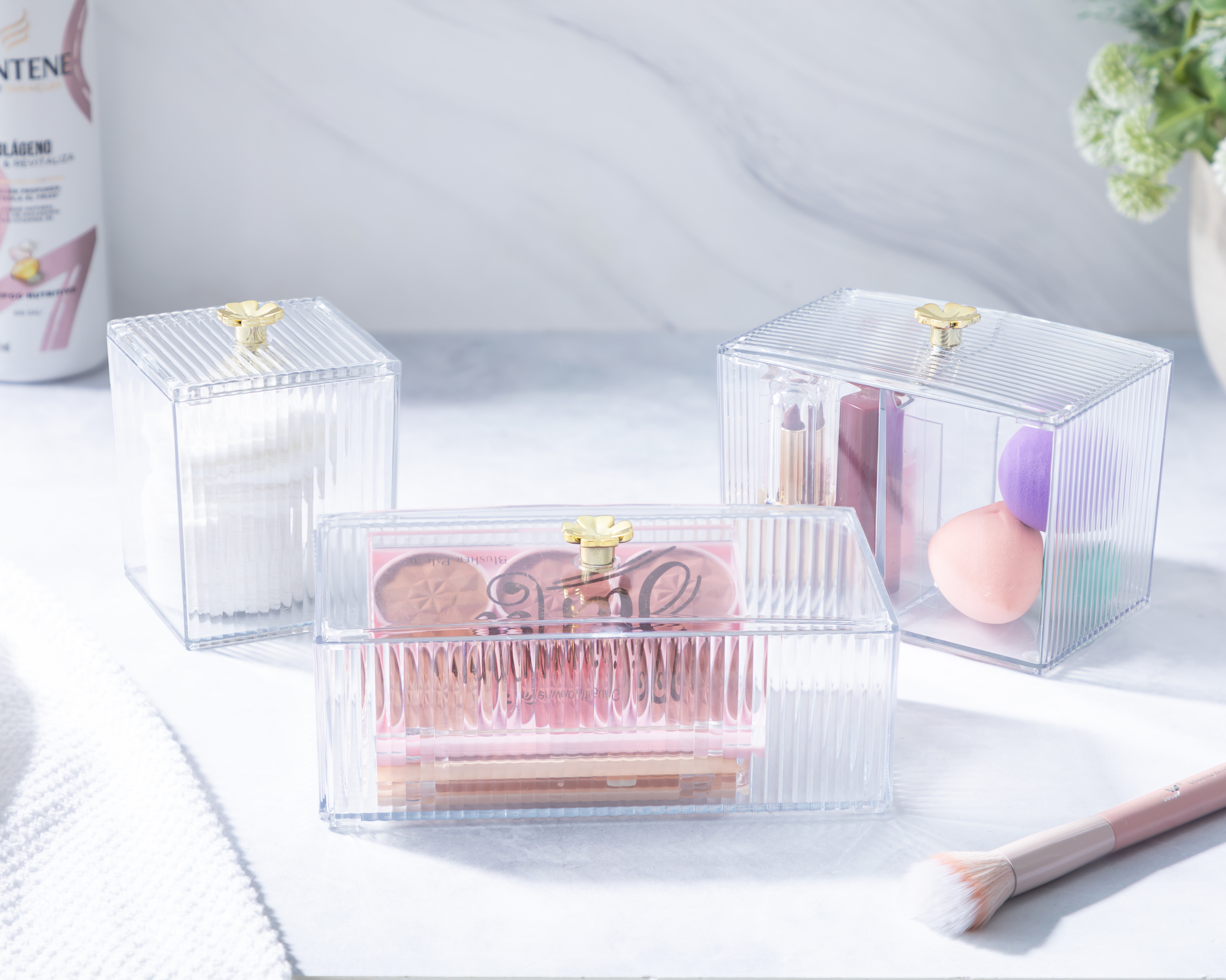 Foto 6 | Foto 6 | Organizador de Accesorios +Simple Transparente 3 Piezas