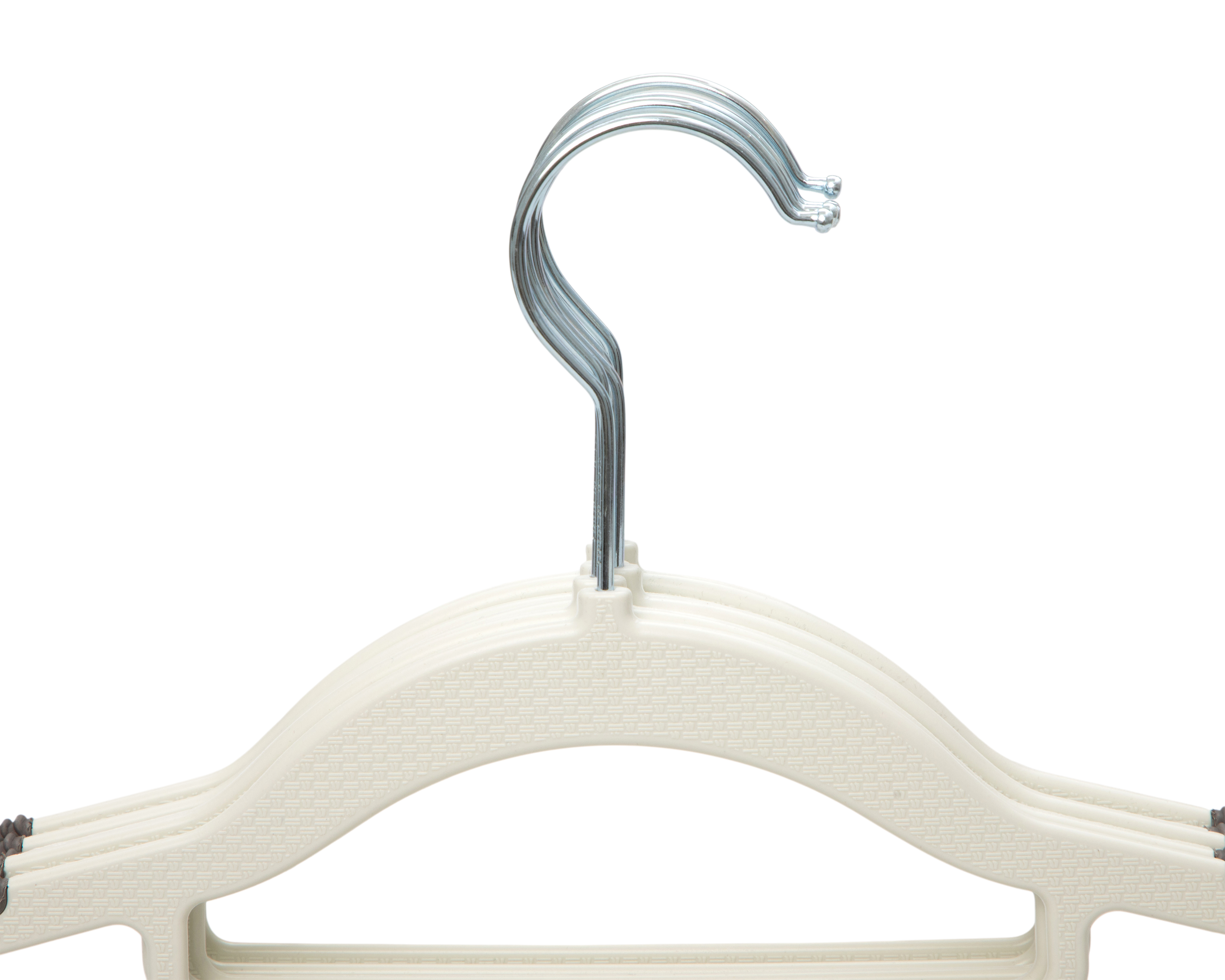 Foto 5 pulgar | Foto 4 | Gancho para Ropa de Plástico +Simple Blanco 50 Piezas