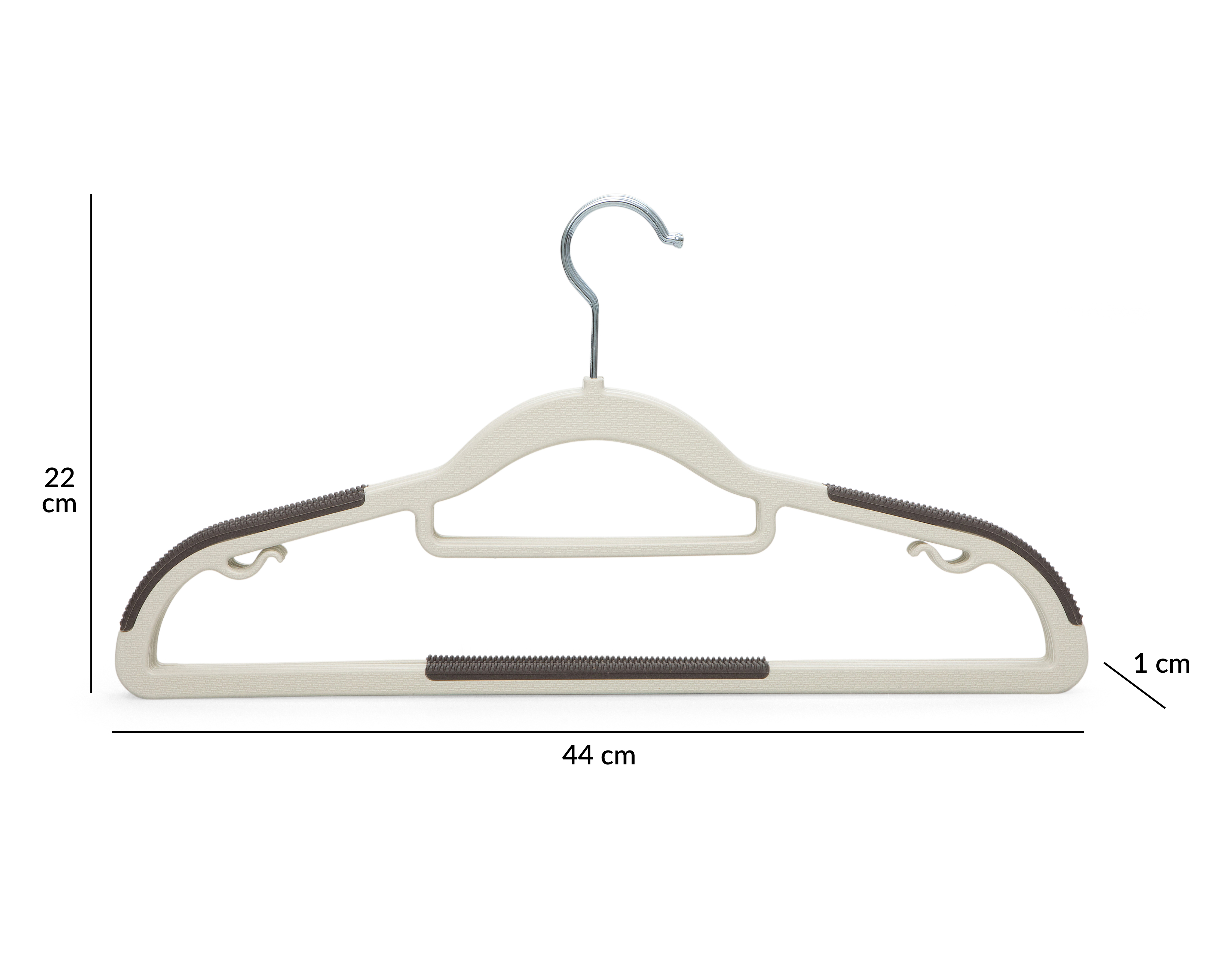 Foto 6 pulgar | Foto 5 | Gancho para Ropa de Plástico +Simple Blanco 50 Piezas