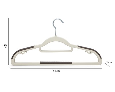 Foto 5 | Foto 5 | Gancho para Ropa de Plástico +Simple Blanco 50 Piezas