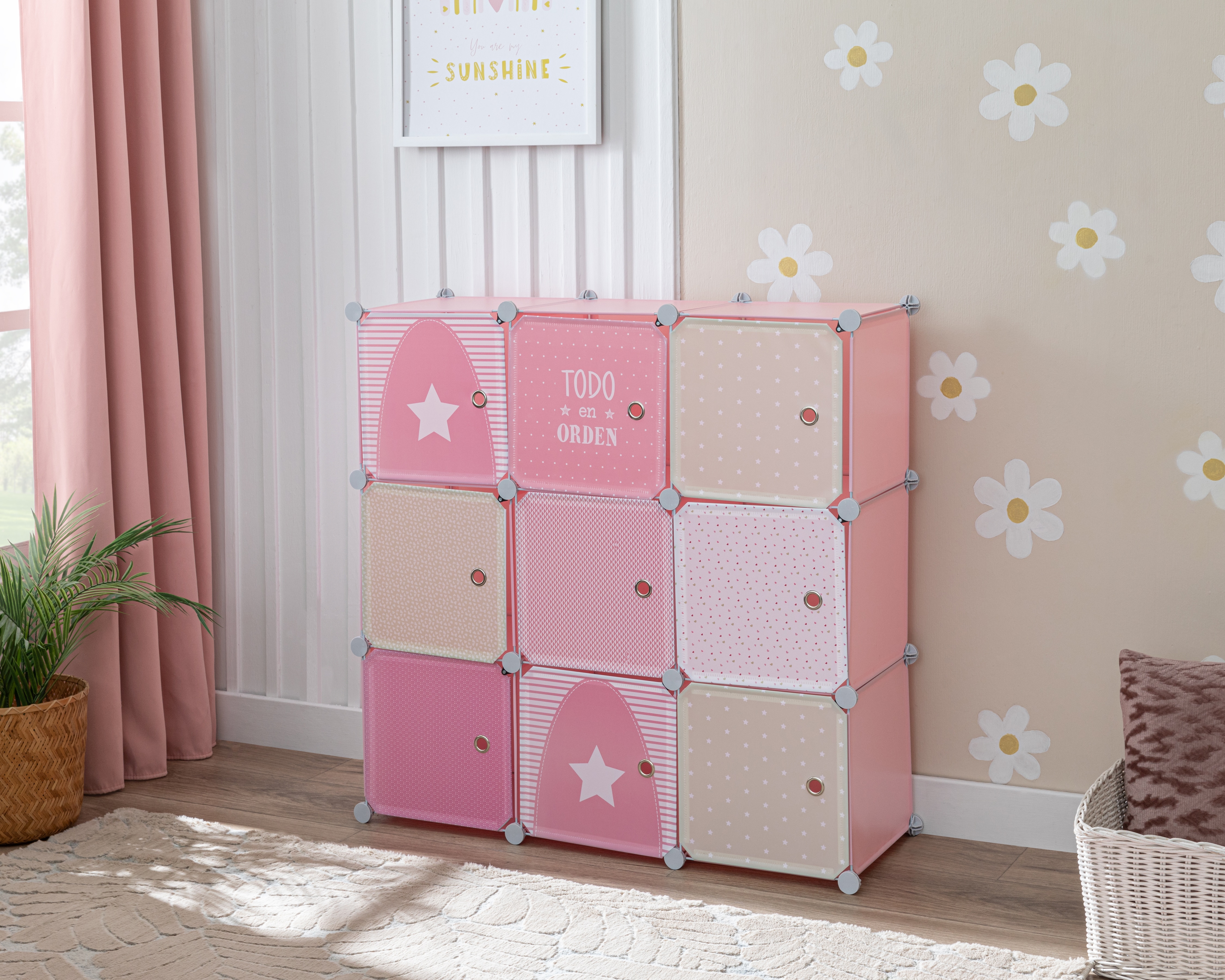 Juguetero Organizador +Simple Lola Rosa