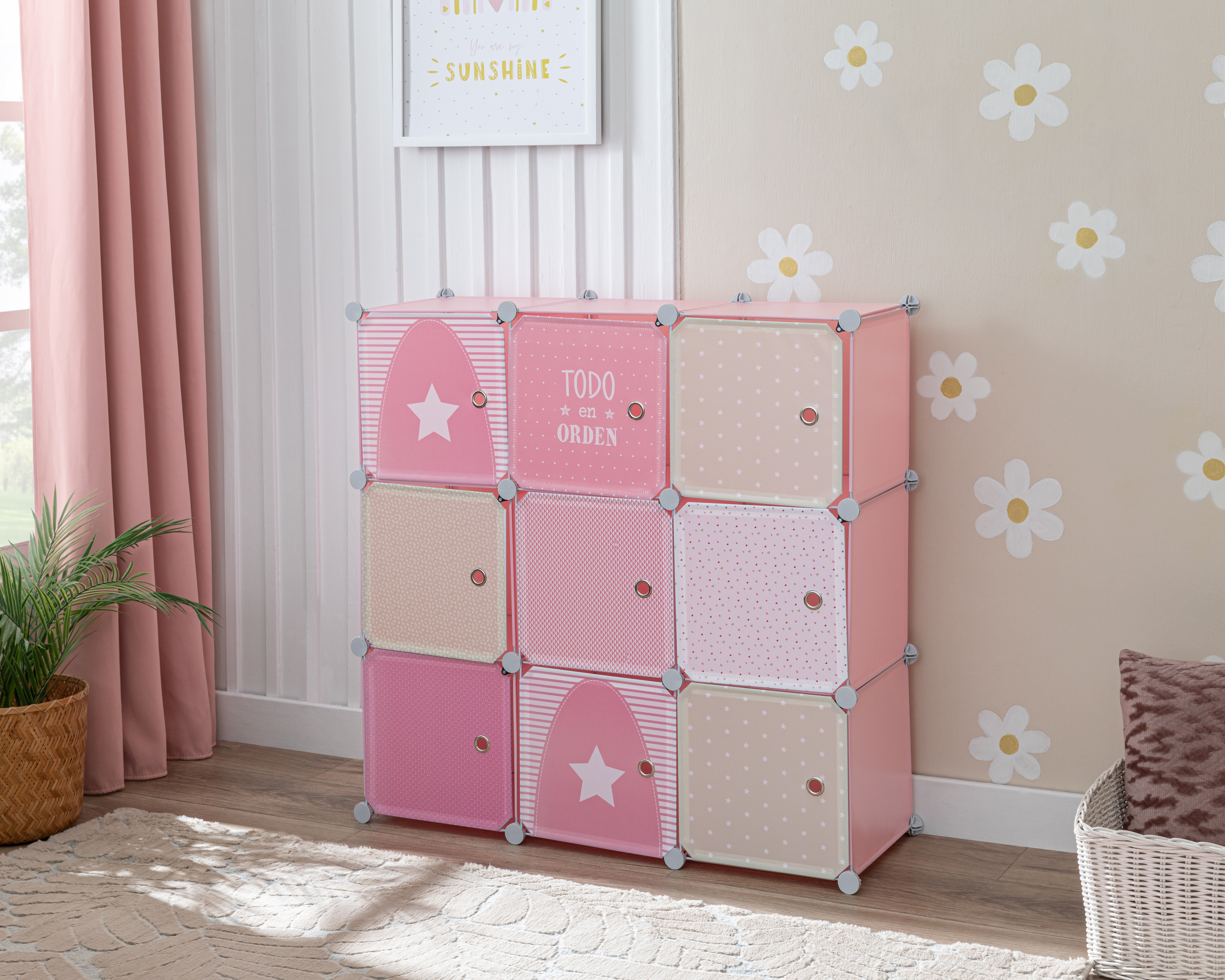 Juguetero Organizador +Simple Lola Rosa