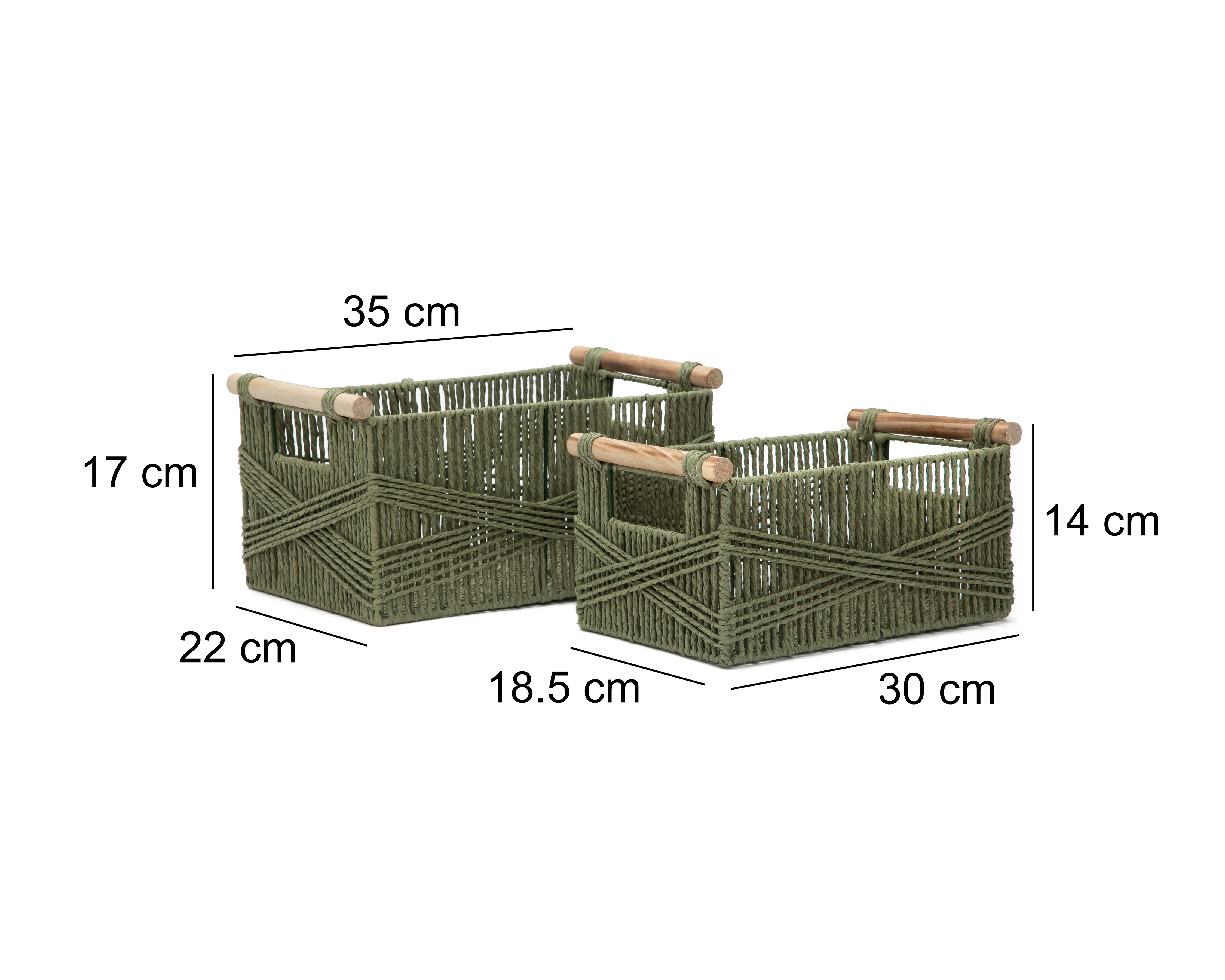 Foto 8 pulgar | Foto 7 | Canasta de Papel Gabi +Simple 2 Piezas