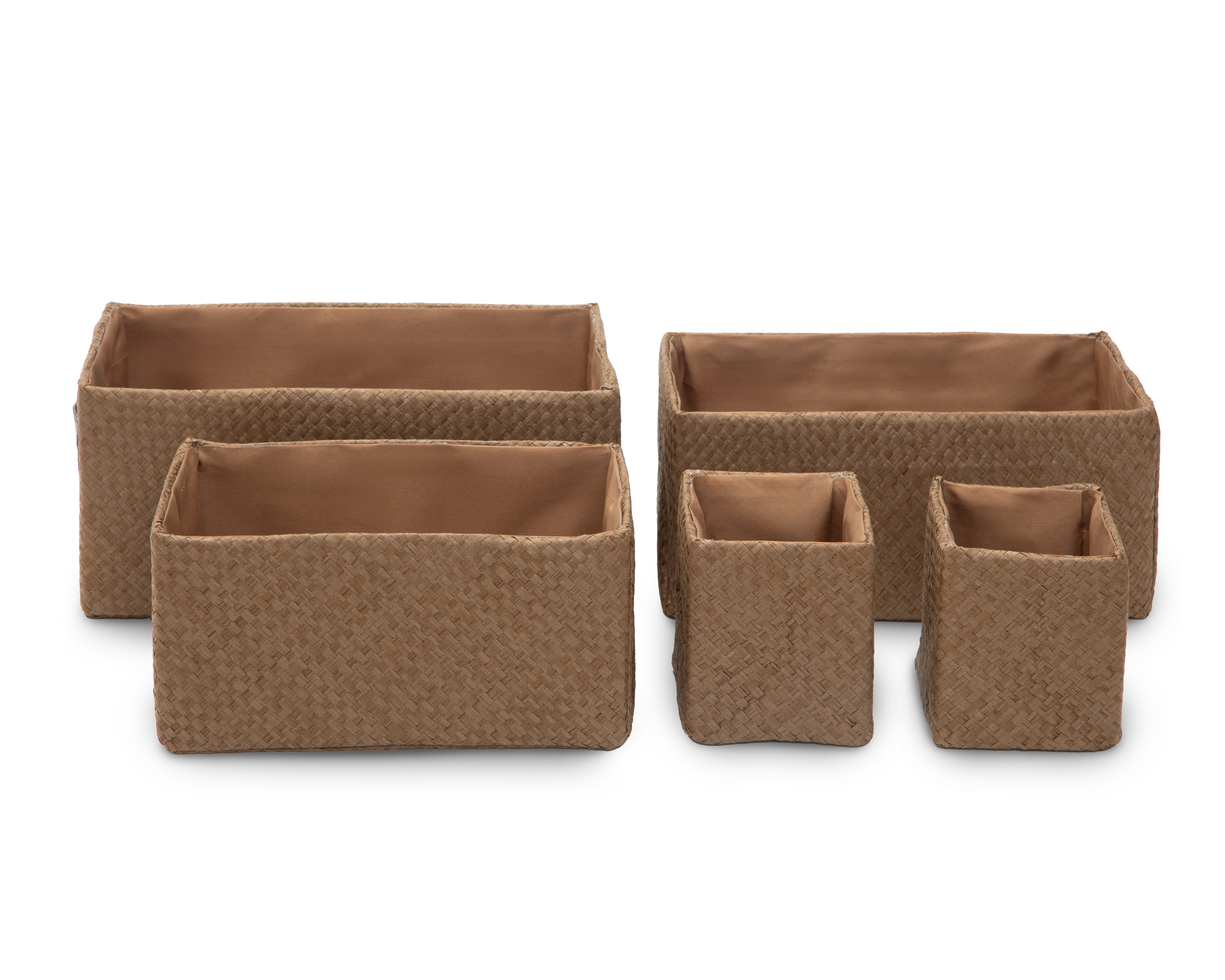 Foto 2 pulgar | Foto 1 | Canasta de Tela Sheila +Simple 5 Pieza