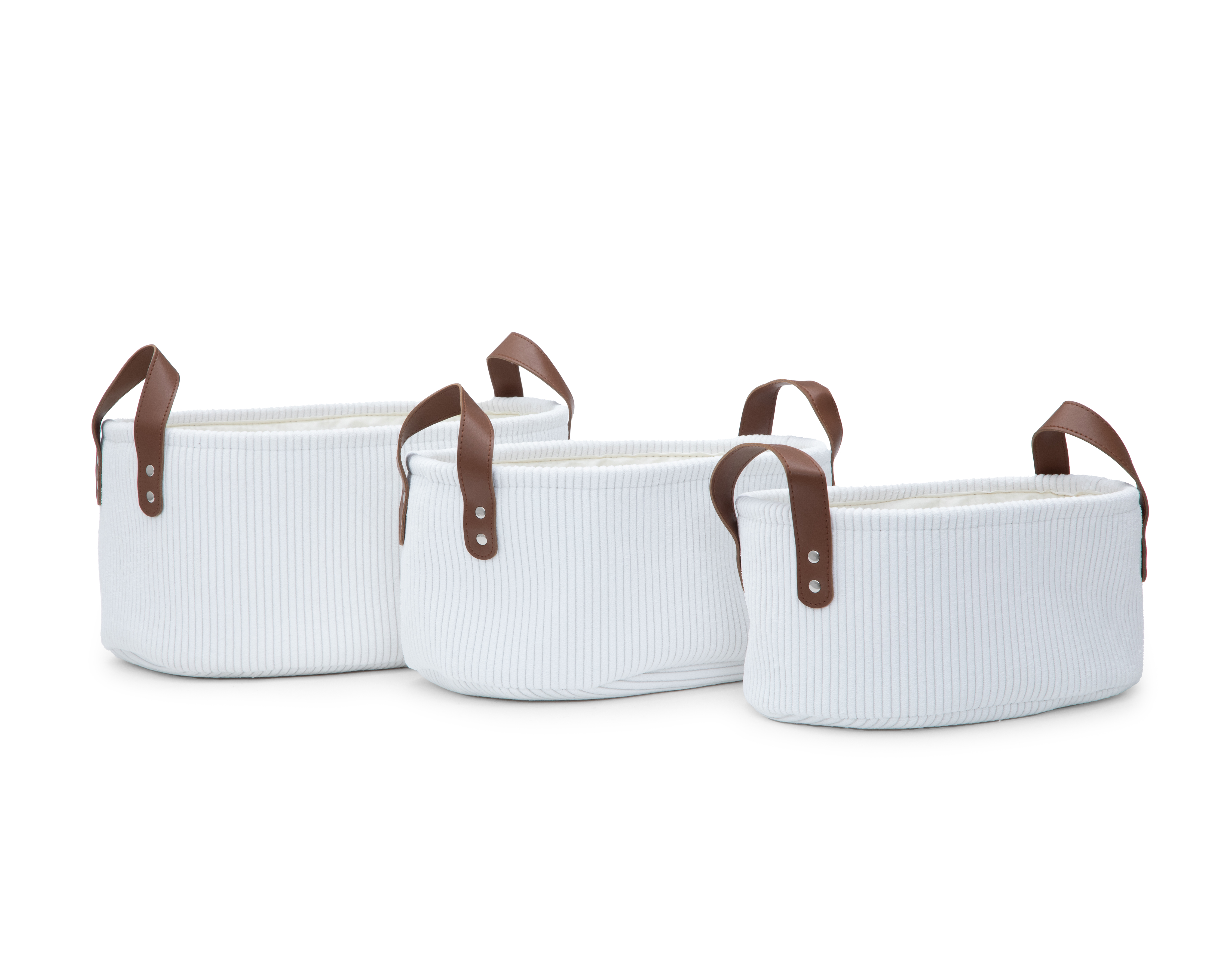 Foto 2 pulgar | Foto 1 | Canasta de Tela Dayla +Simple 3 Piezas