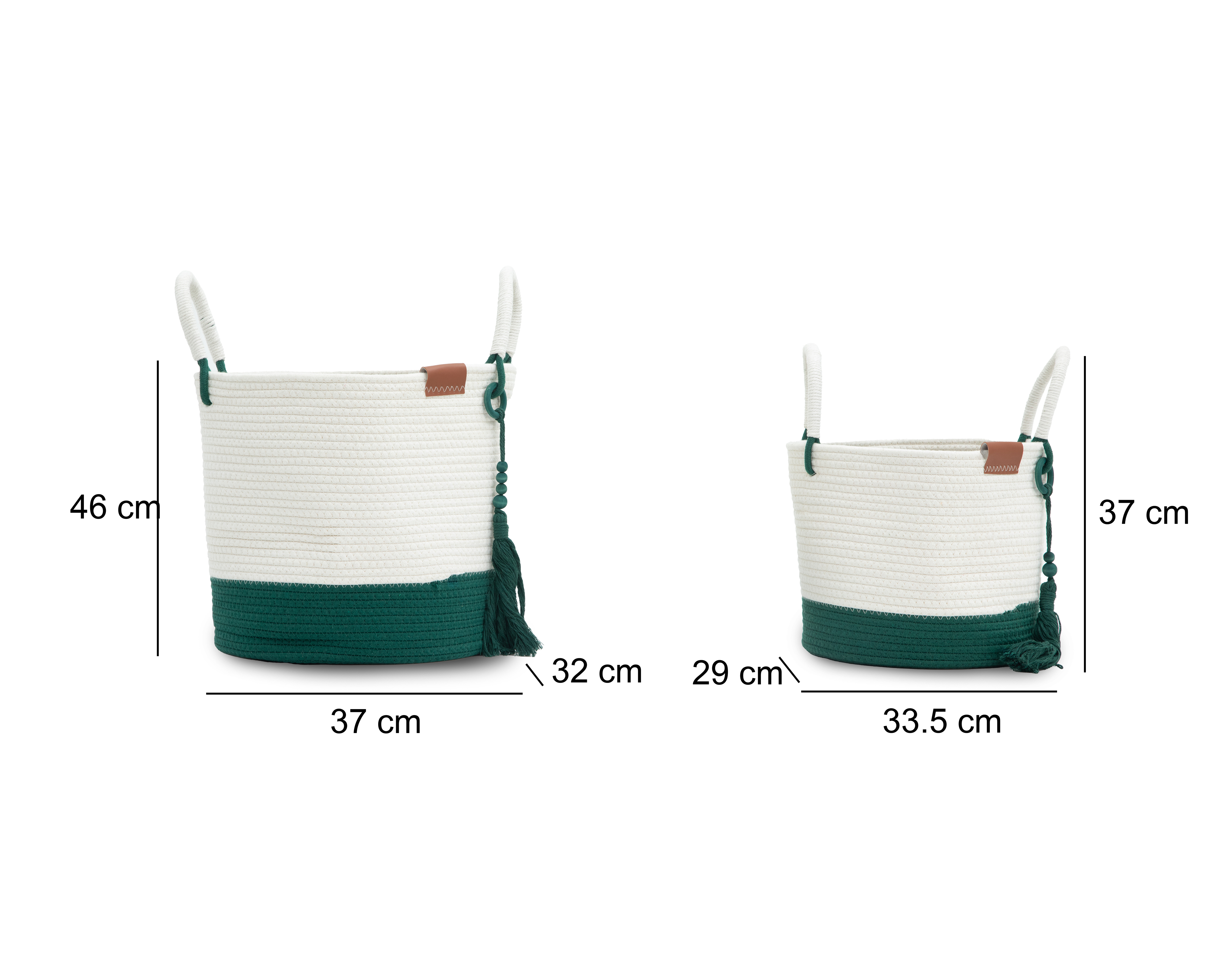 Foto 7 | Foto 7 | Canasta de Tela Camila +Simple 2 Pieza