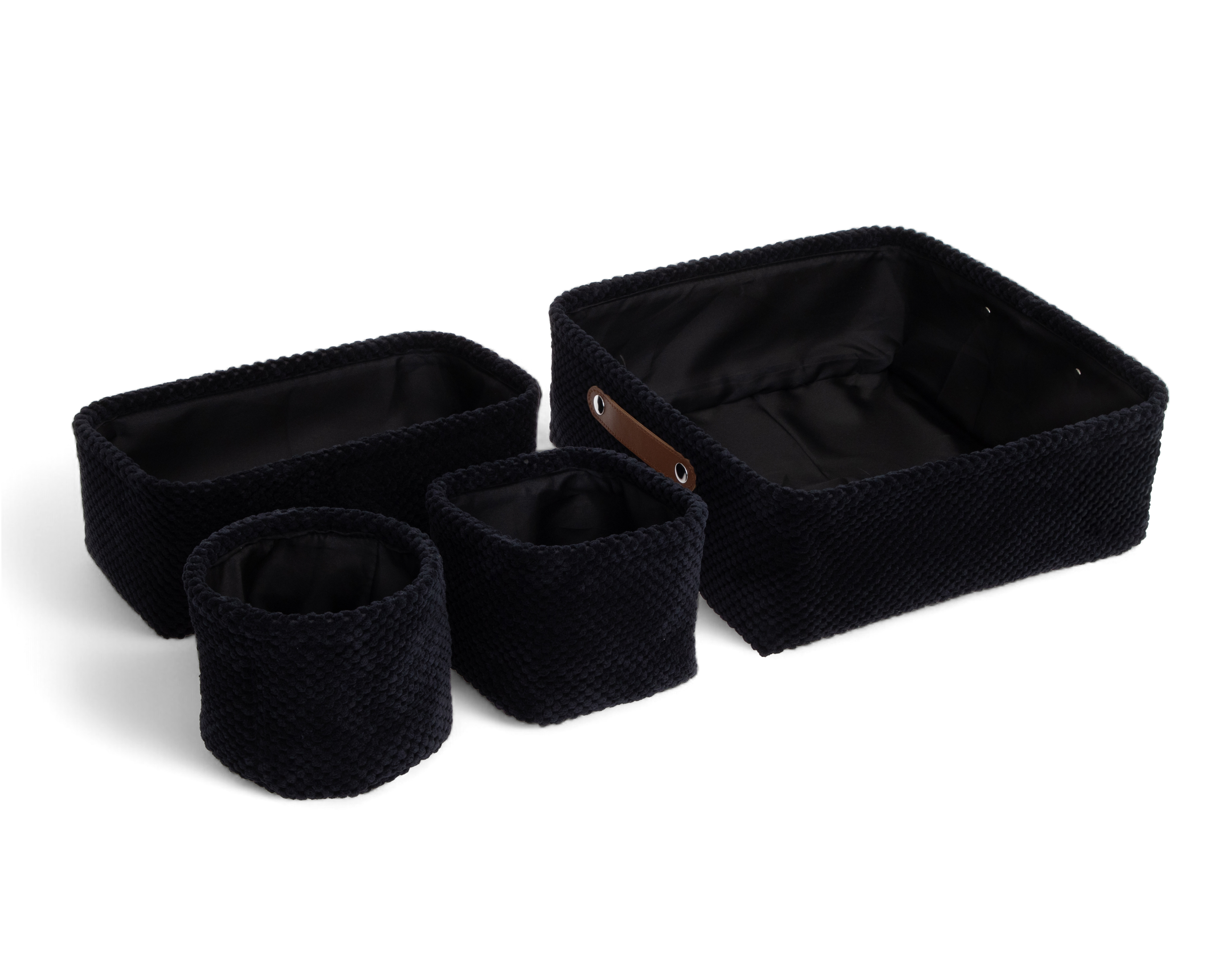 Canastas de Tela Amanda +Simple 4 Piezas