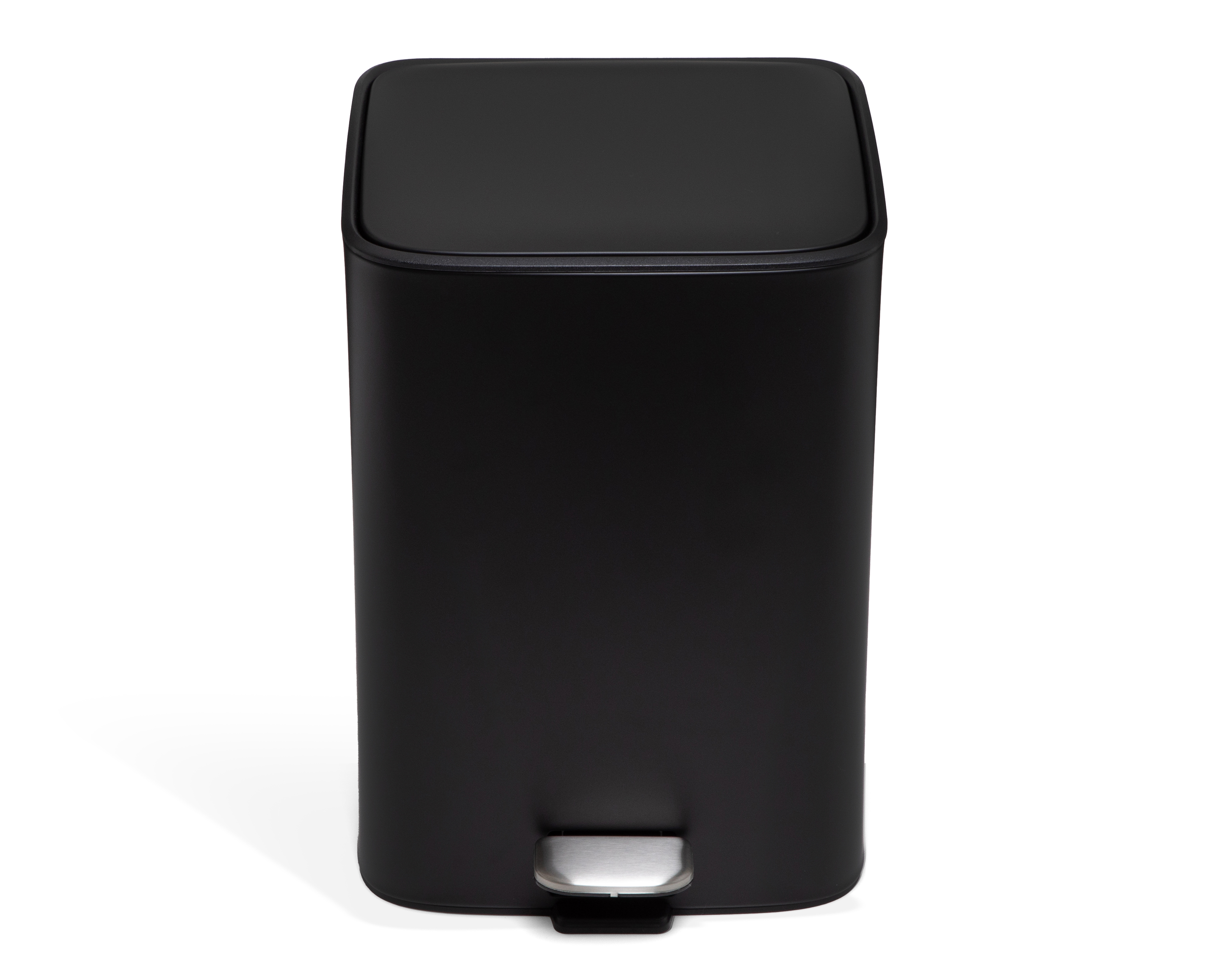 Foto 3 pulgar | Foto 2 | Bote de Basura de Metal +Simple Capricornio Negro