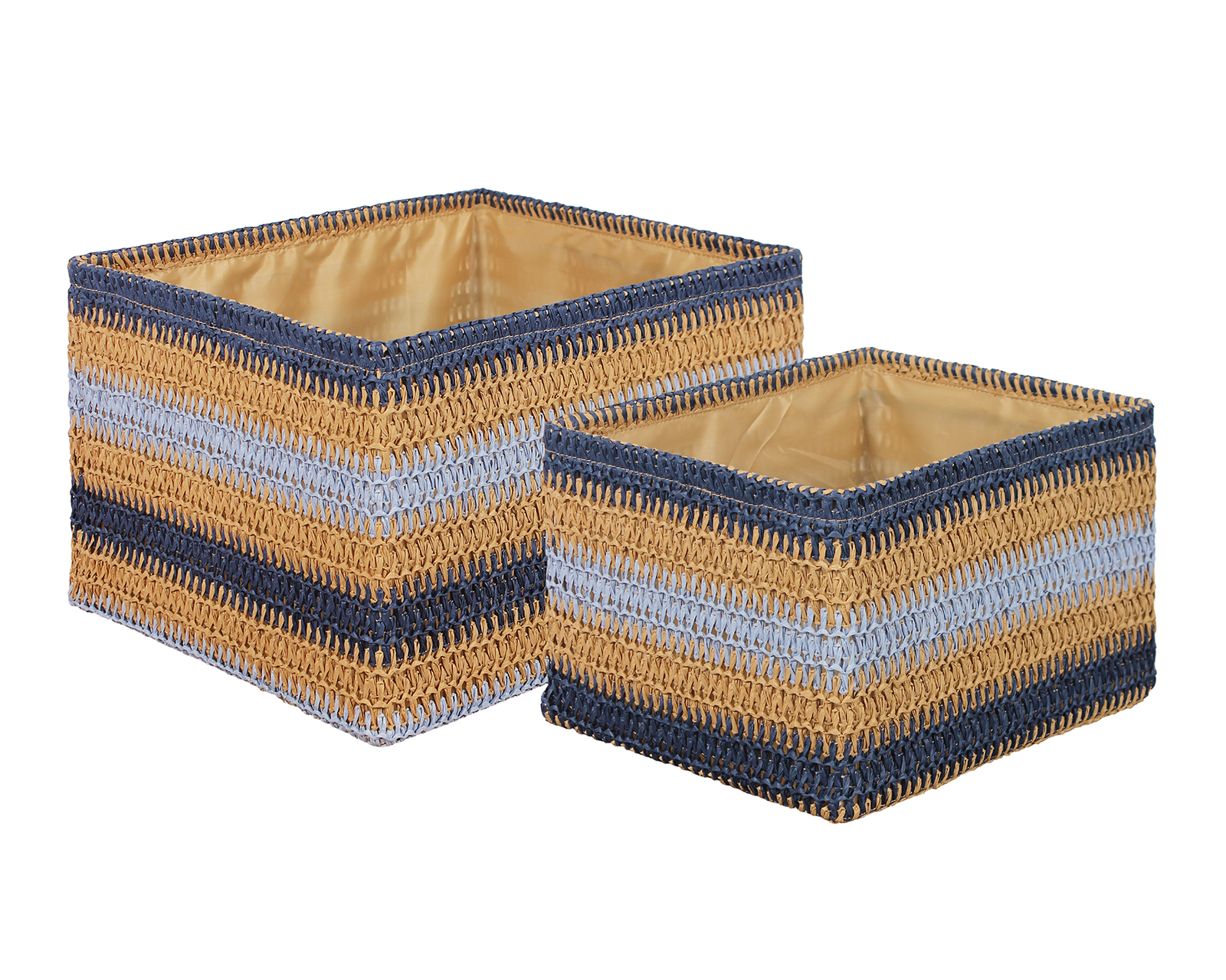 Foto 2 pulgar | Foto 1 | Canasta de Almacenamiento de Papel +Simple Tiana 2 Piezas