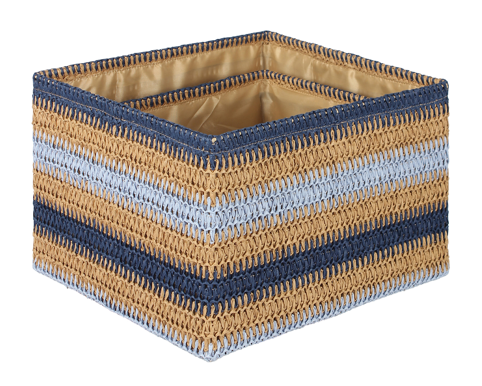 Foto 3 | Foto 3 | Canasta de Almacenamiento de Papel +Simple Tiana 2 Piezas