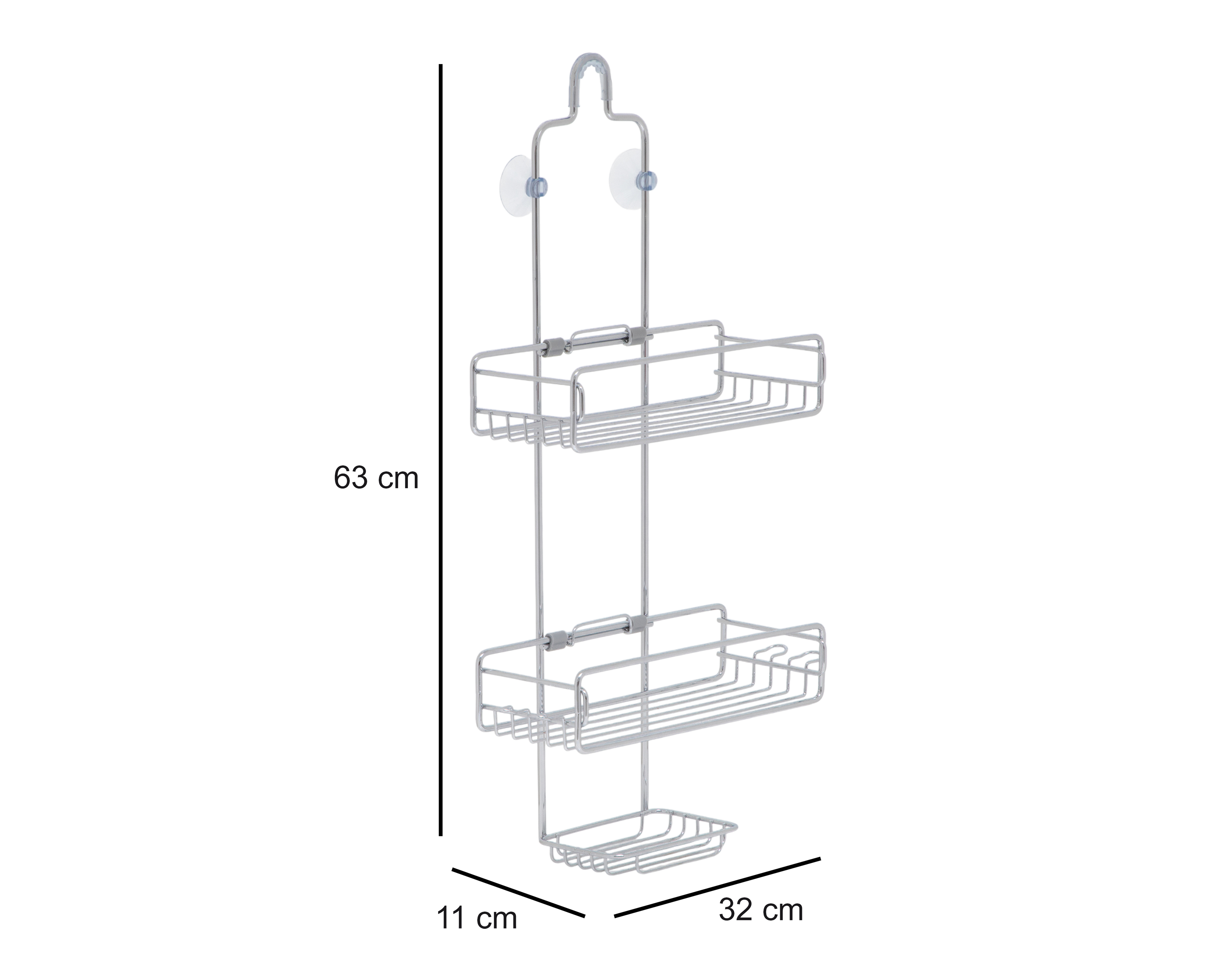 Foto 5 | Foto 5 | Organizador para Baño +Simple de Metal