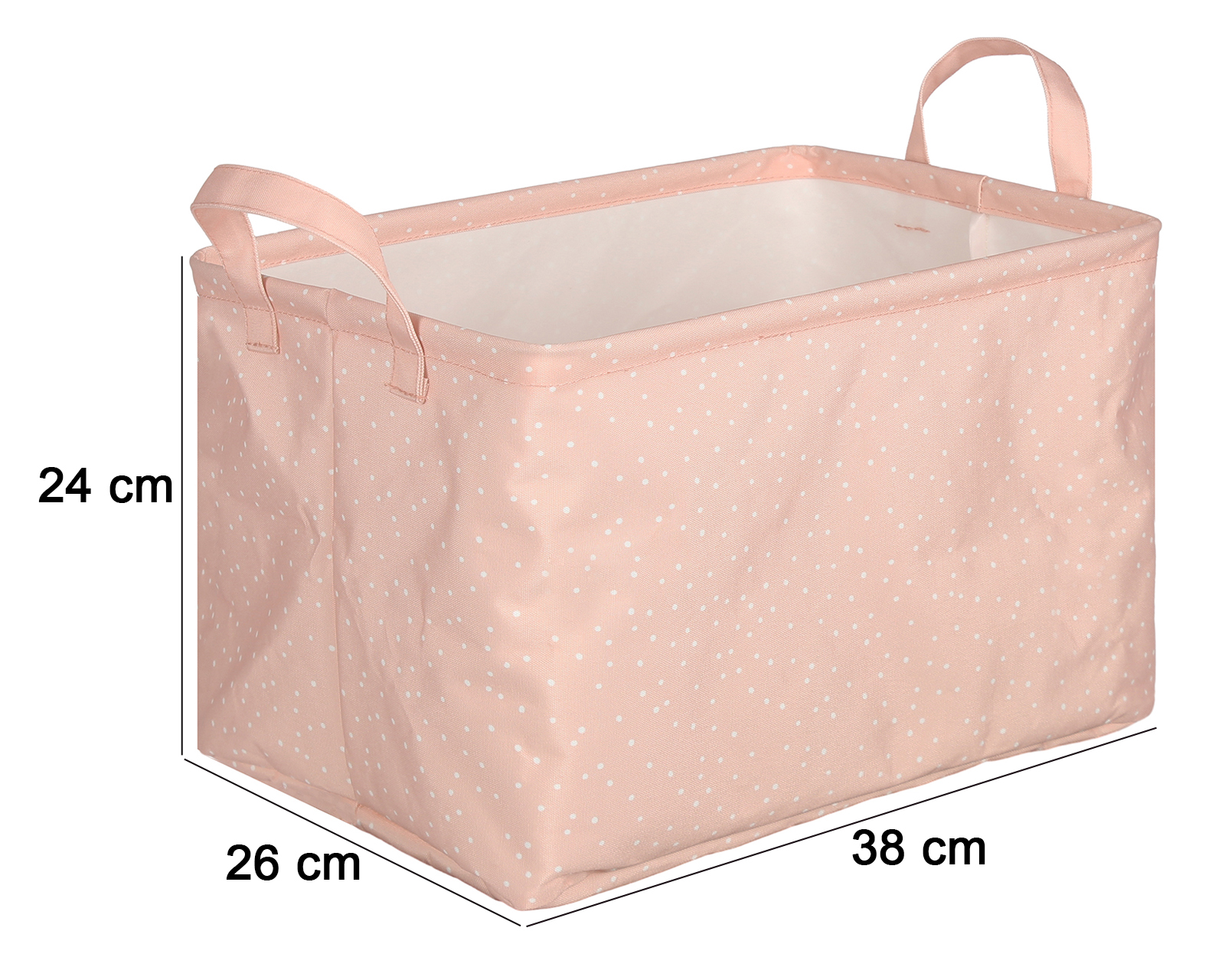 Foto 8 pulgar | Foto 7 | Canasta de Almacenamiento de Poliéster +Simple Giselle con Asas 2 Piezas