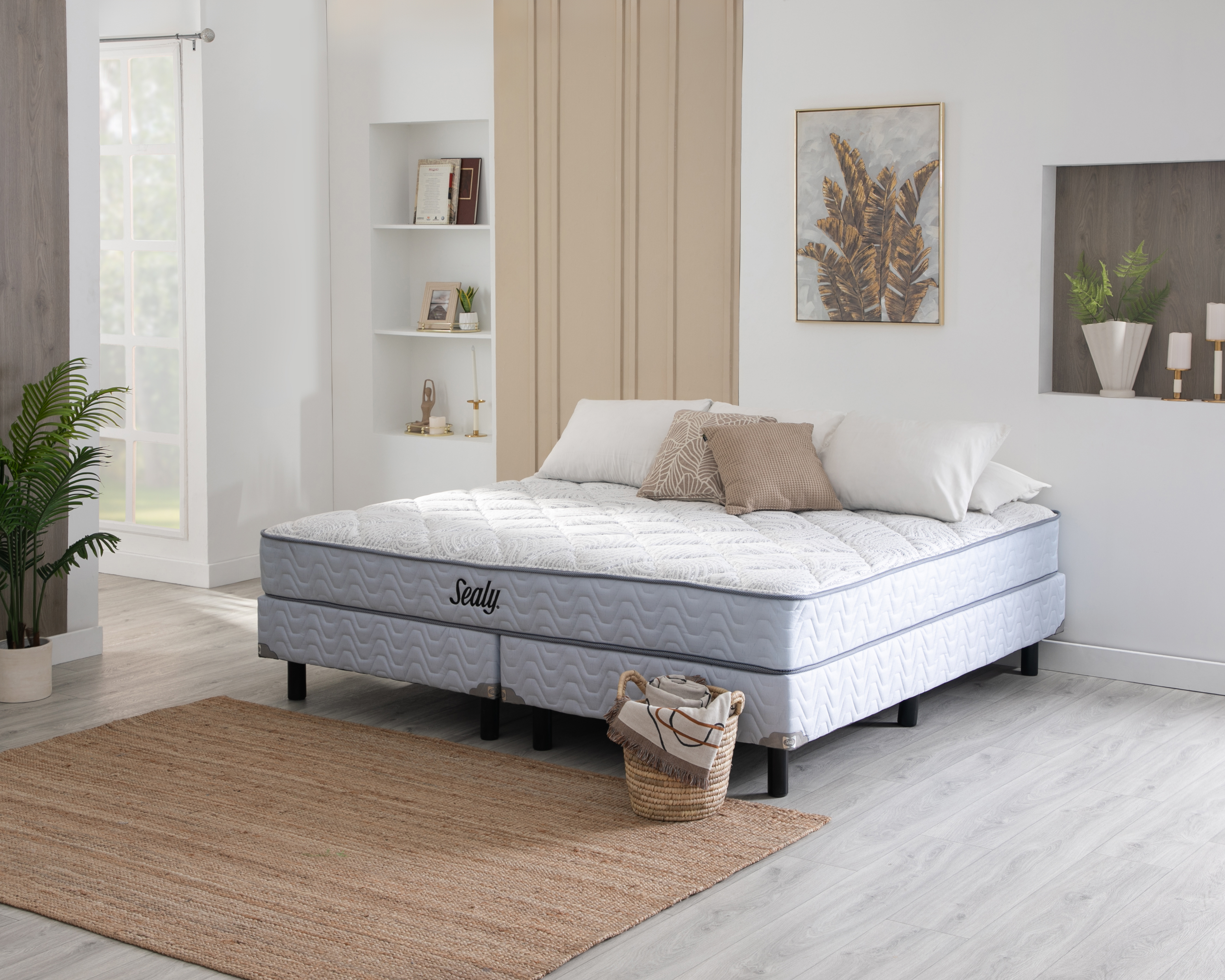 Foto 2 pulgar | Foto 1 | Juego de Colchón y Box King Size Sealy Articus