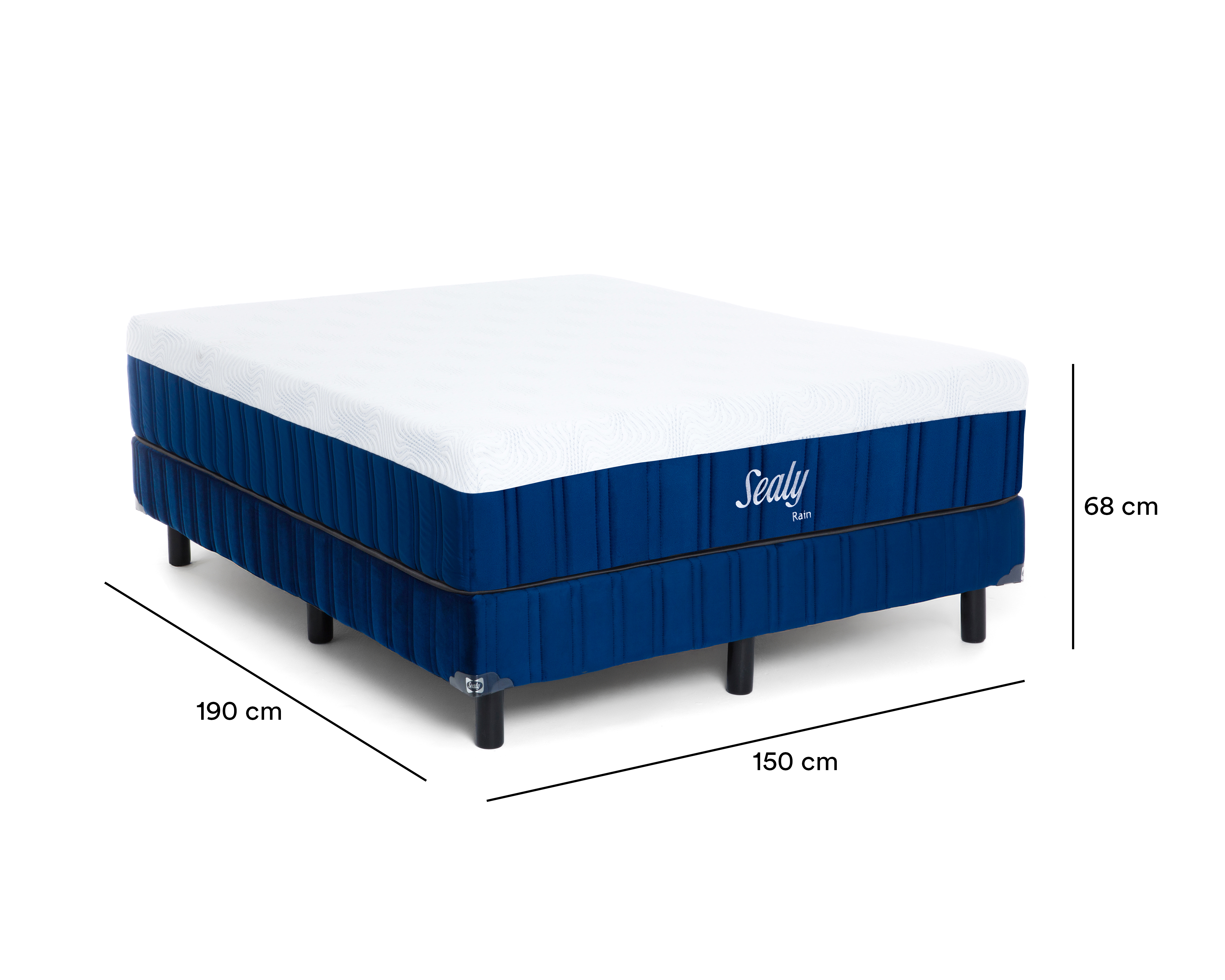 Foto 7 pulgar | Foto 6 | Juego de Colchón y Box Queen Size Sealy Rain