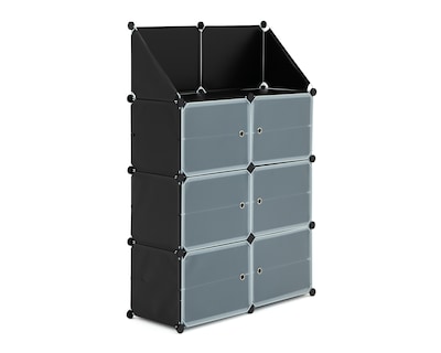 Foto 2 | Foto 2 | Zapatera de Polipropileno y Metal +Simple Kira Negra