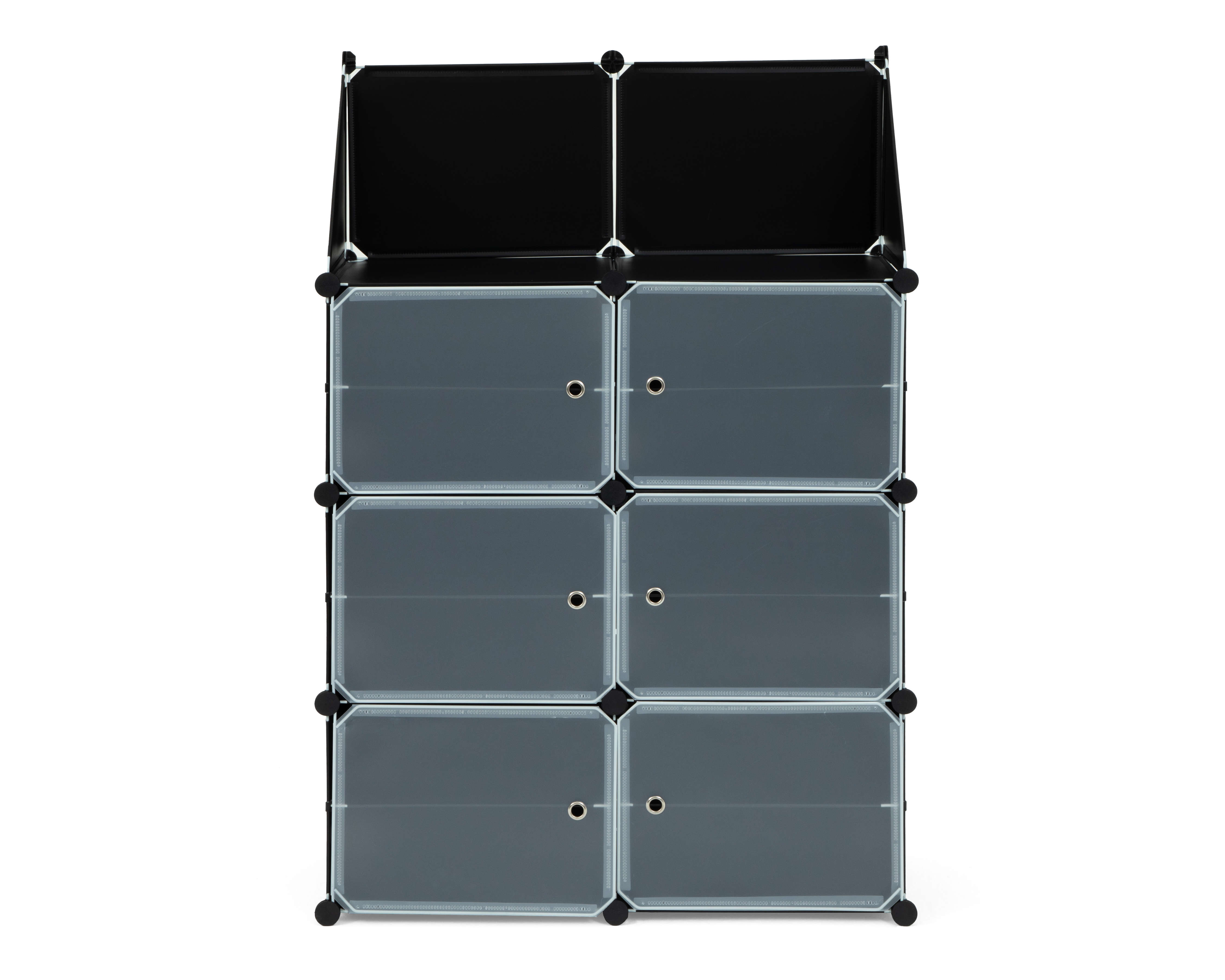 Foto 4 pulgar | Foto 3 | Zapatera de Polipropileno y Metal +Simple Kira Negra