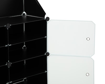 Foto 5 | Foto 5 | Zapatera de Polipropileno y Metal +Simple Kira Negra