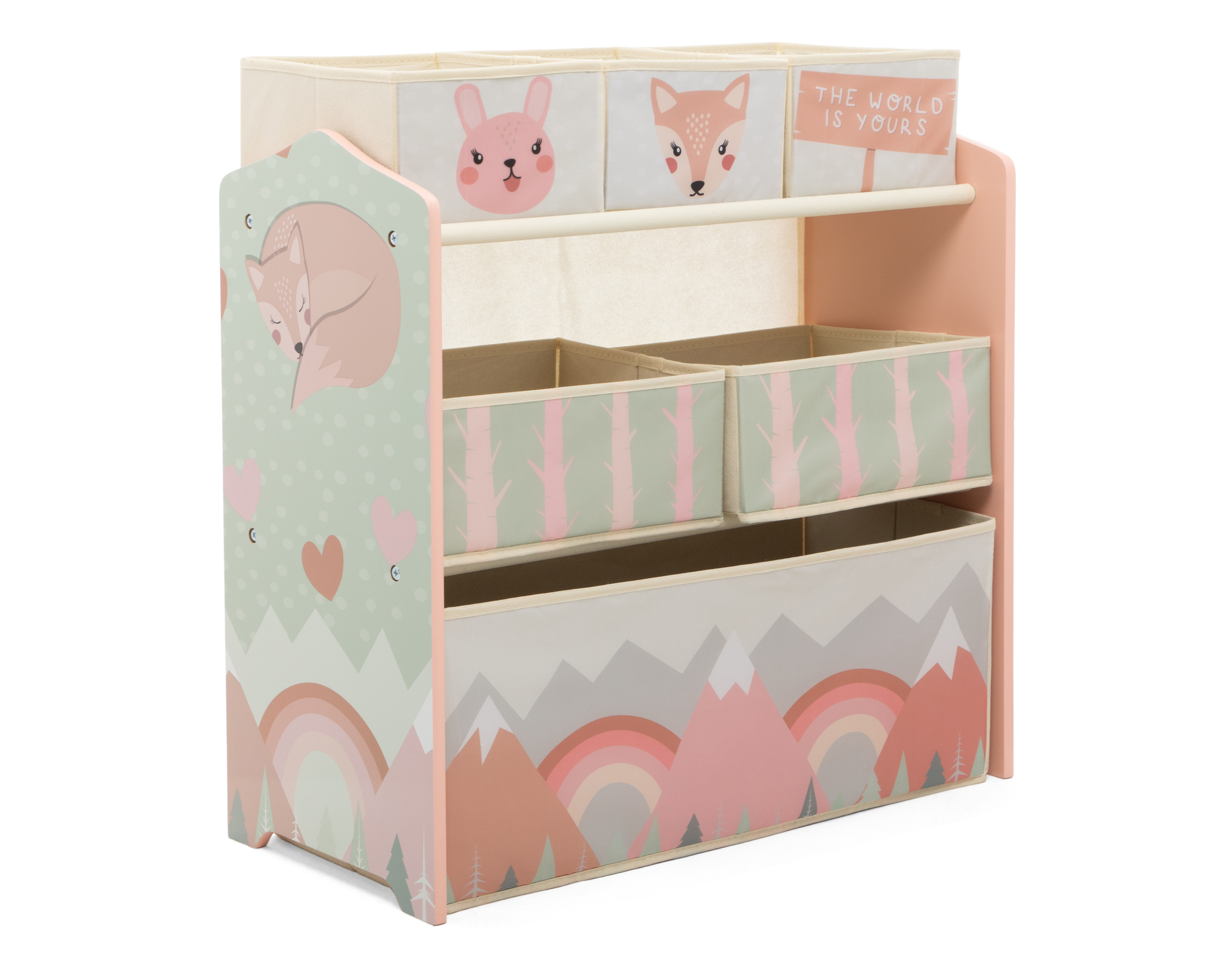 Foto 3 pulgar | Foto 2 | Juguetero Organizador +Simple Rosa