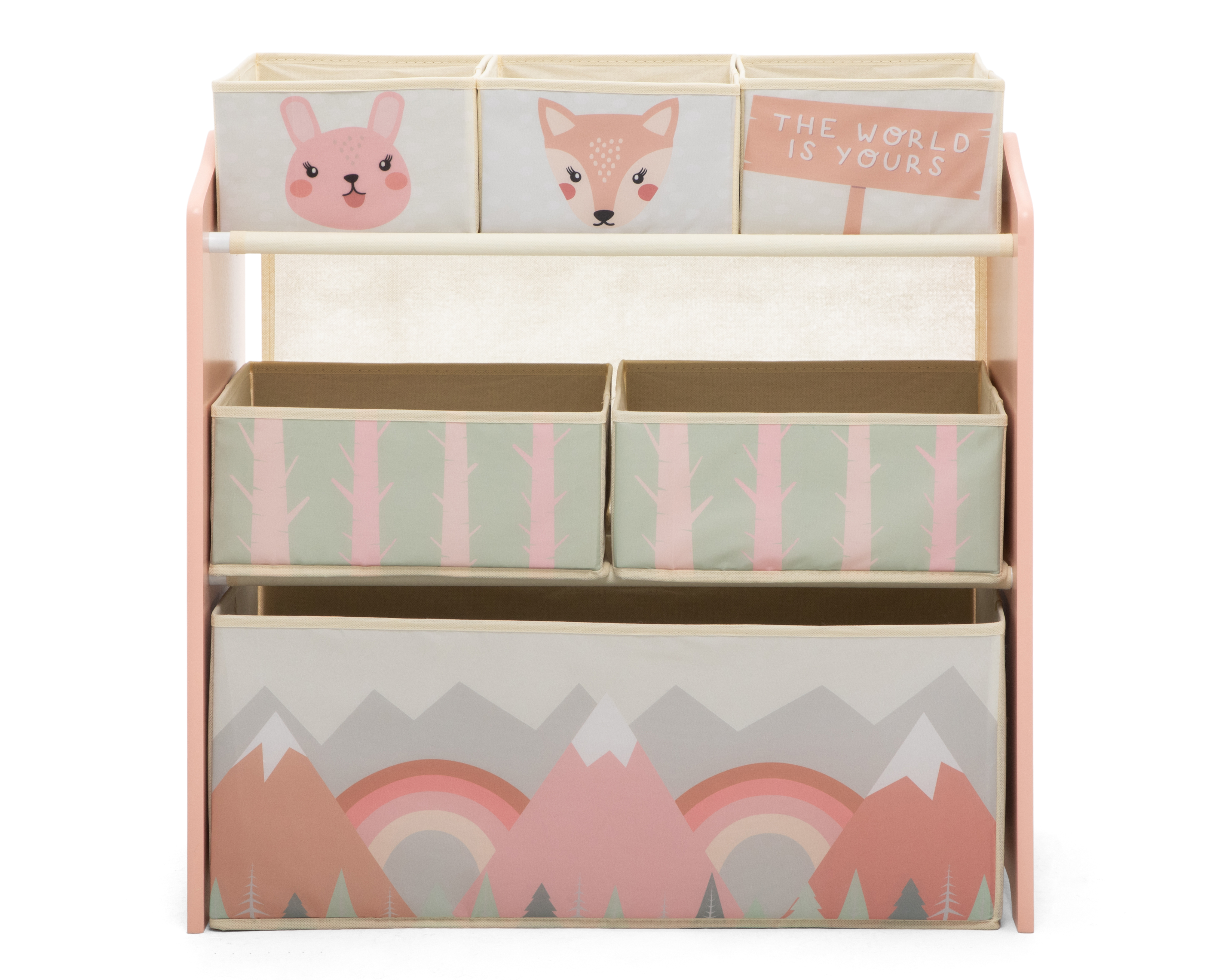 Foto 4 pulgar | Foto 3 | Juguetero Organizador +Simple Rosa