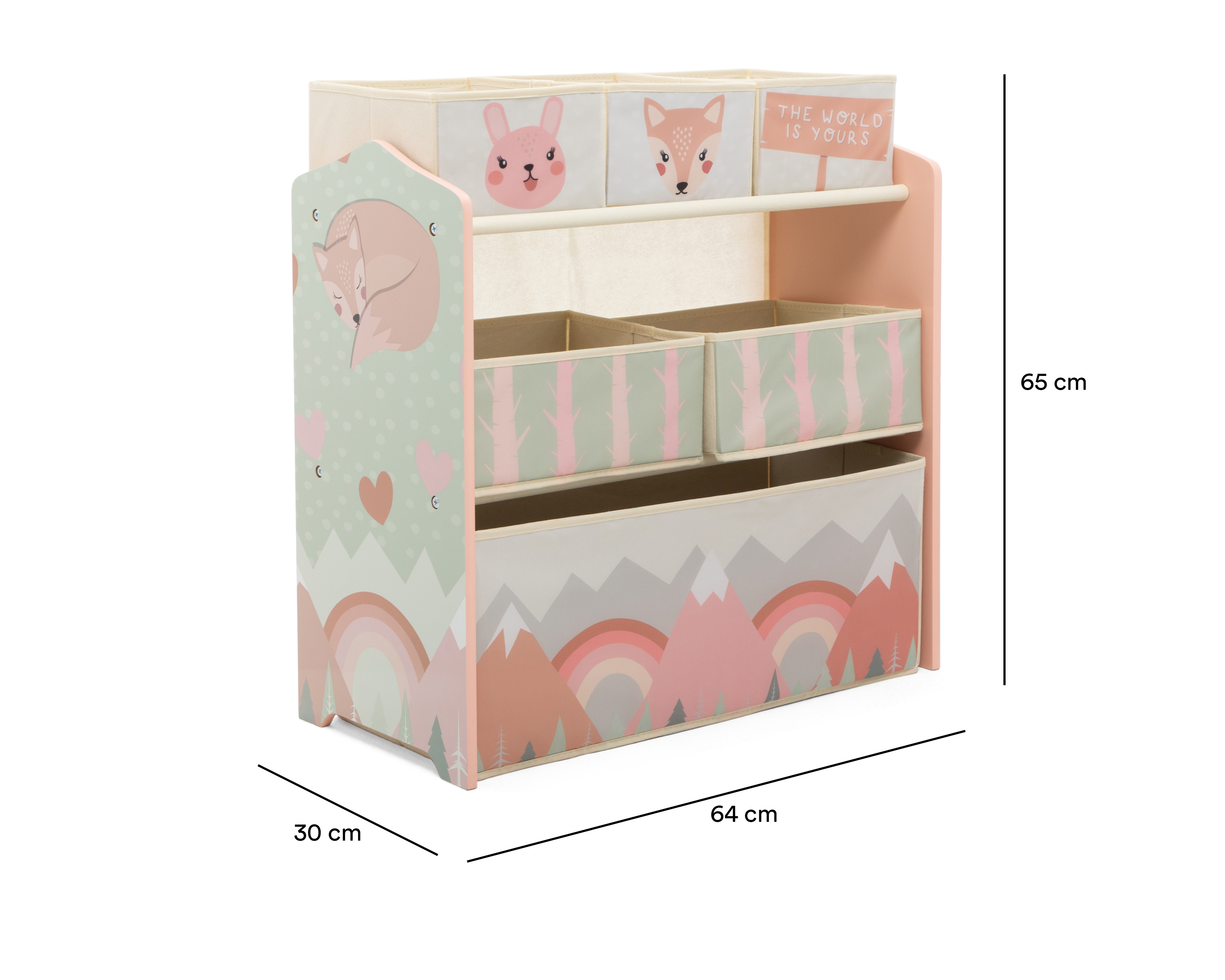 Foto 6 pulgar | Foto 5 | Juguetero Organizador +Simple Rosa