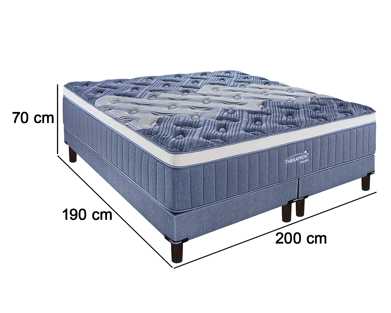 Foto 6 | Foto 6 | Juego de Colchón y Box King Size Therapedic Pacific
